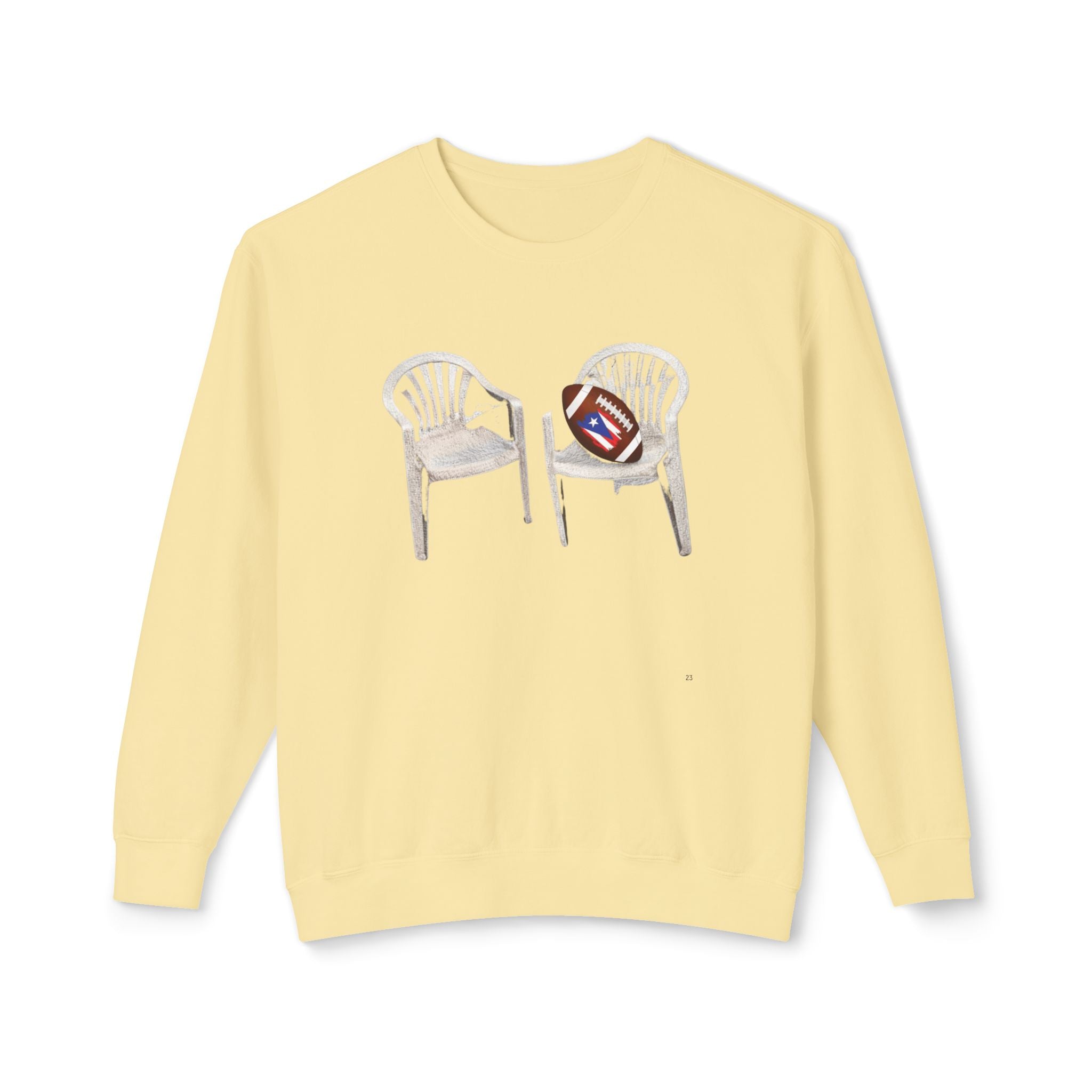 Benito Super Bowl 94 Puerto Rico Shirt Chair Vibes Crewneck Sweatshirt