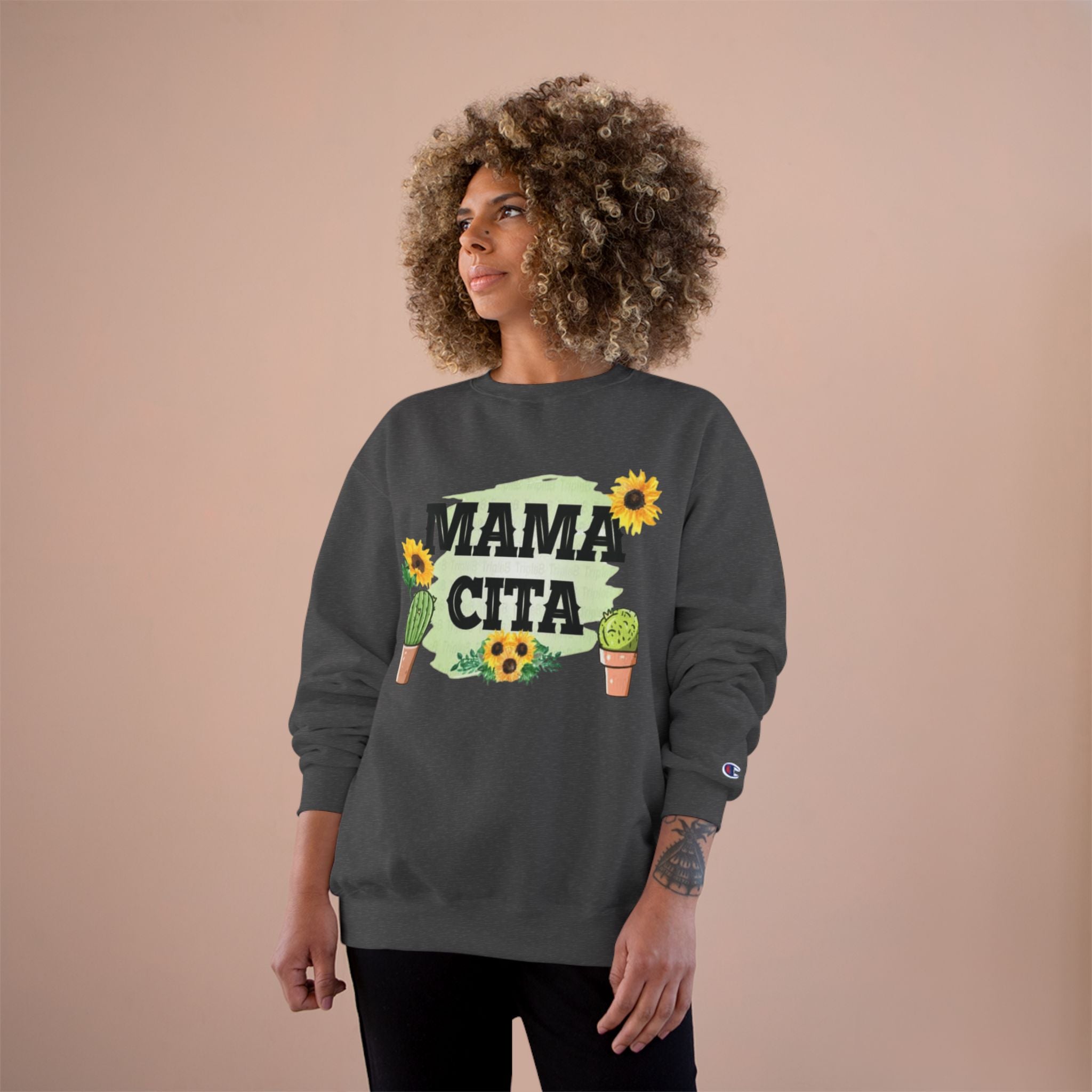 Mama Cita Sweatshirt  Floral Cactus Mother's Day Crewneck