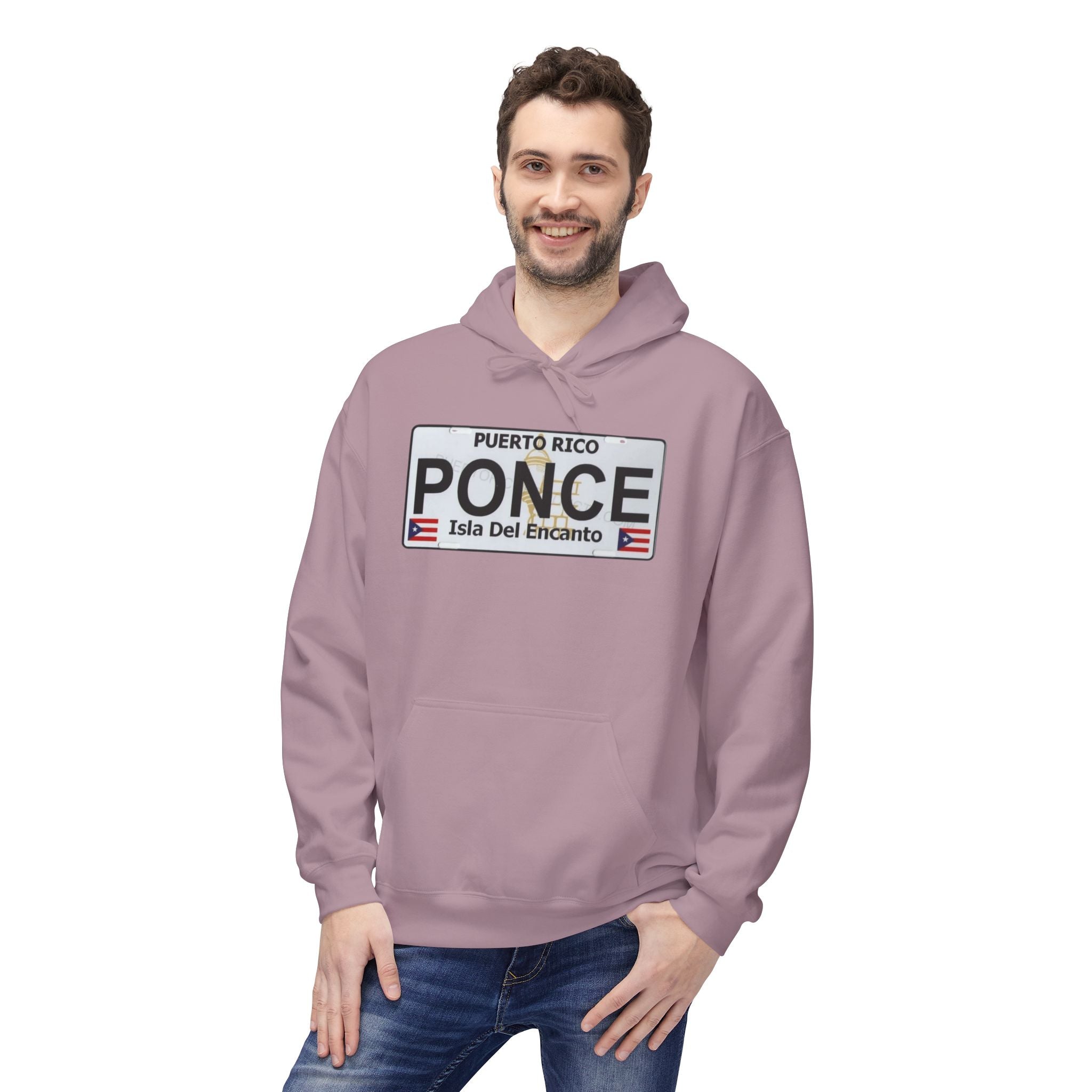 Ponce Puerto Rico License Plate Hoodie Isla Del Encanto Pullover