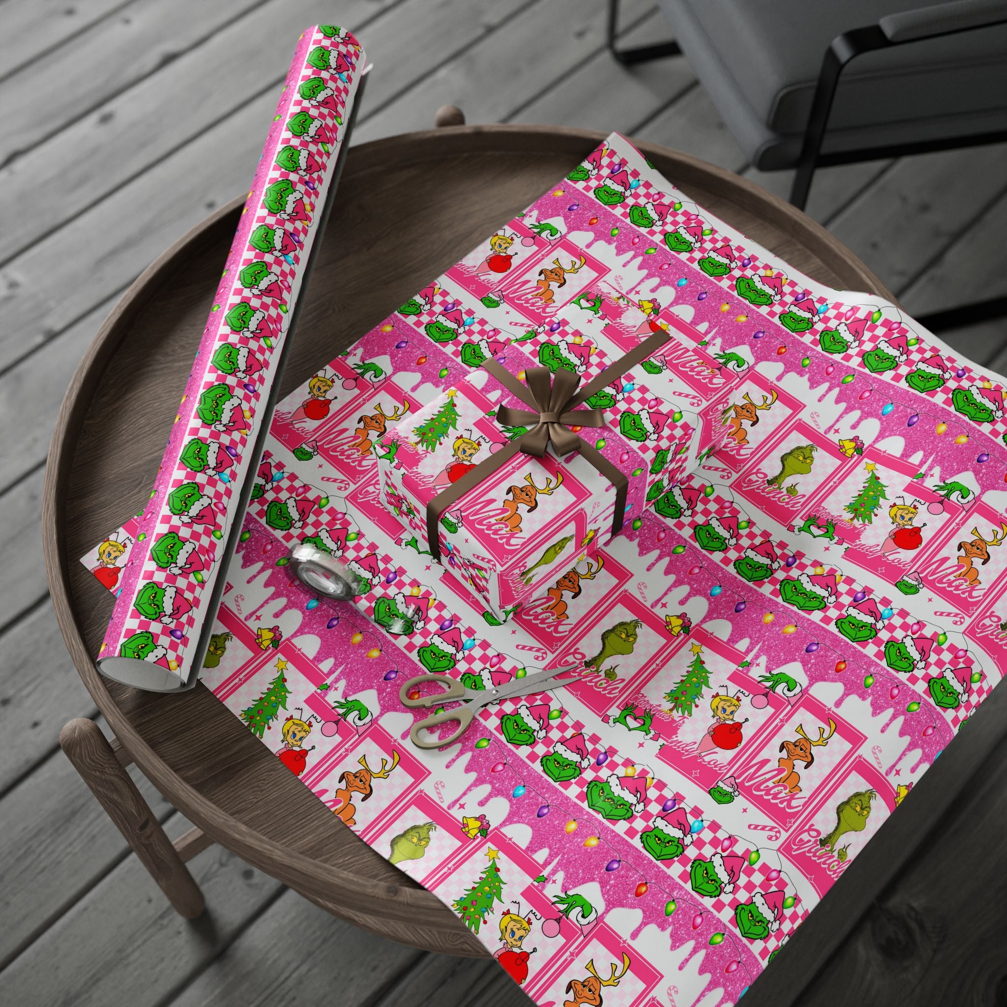Festive Wrapping Paper – Whimsical Holiday Gift Wrap | Christmas Paper Roll | Fun & Unique Gift Packaging