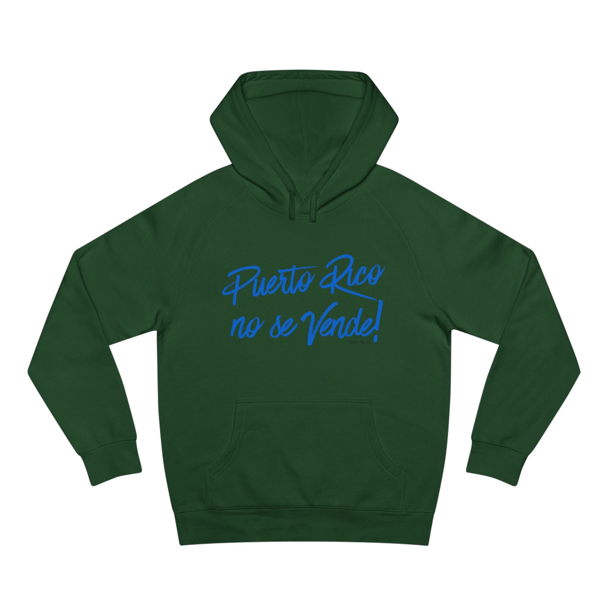 Hoodie  "Puerto Rico No Se Vende" Script Protest Pullover