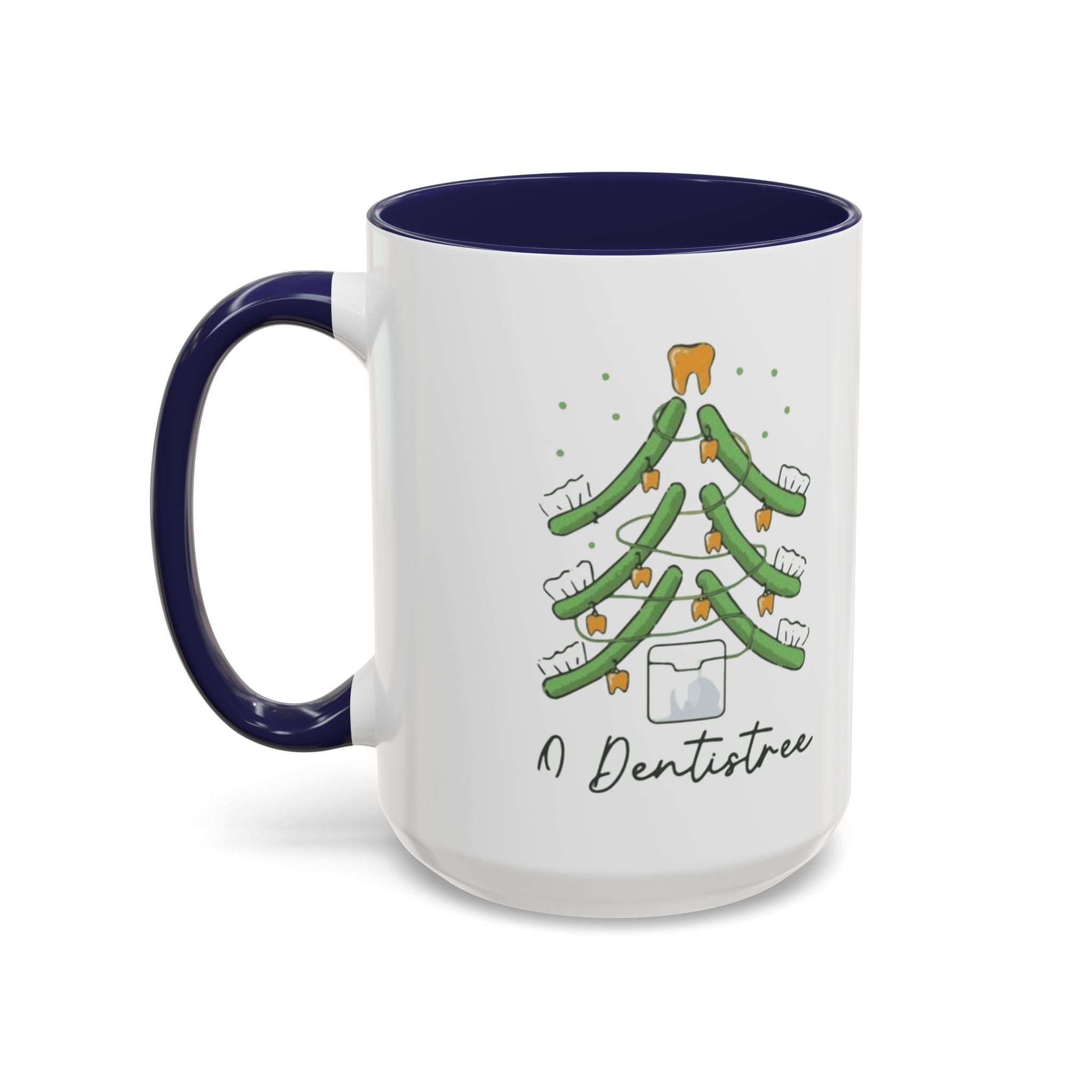 Dentist Christmas Mug - 'A Dentistree' Holiday Coffee Cup (11/15oz)