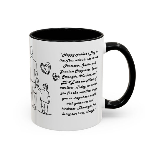 Fathers Day Mug Gift for Dad Funny Fathers Mug Accent Coffee Mug (11, 15oz)