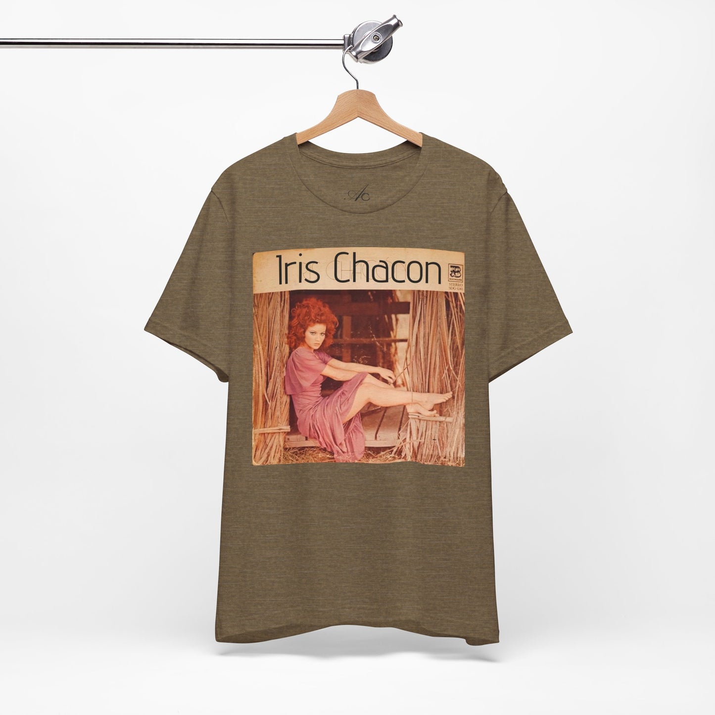 Retro Iris Chacon Unisex Tee, Vintage Music Shirt, Bohemian T-Shirt, Gift for Her, 90s Style Top