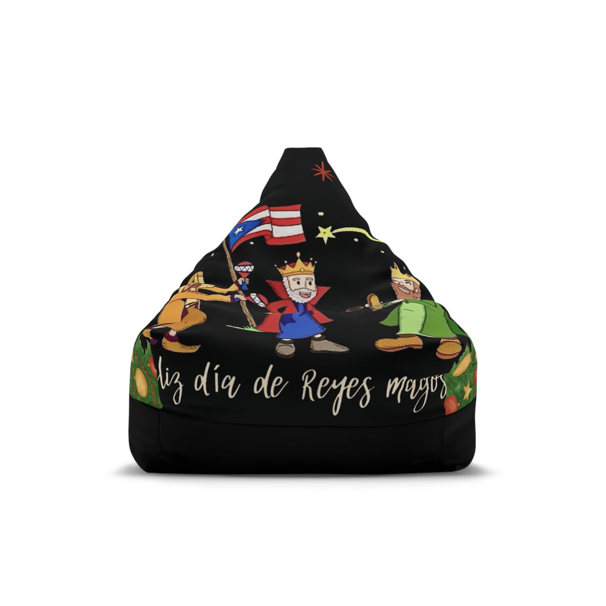 Día de Reyes Bean Bag Cover  Three Kings Festive Kids Chair Cover