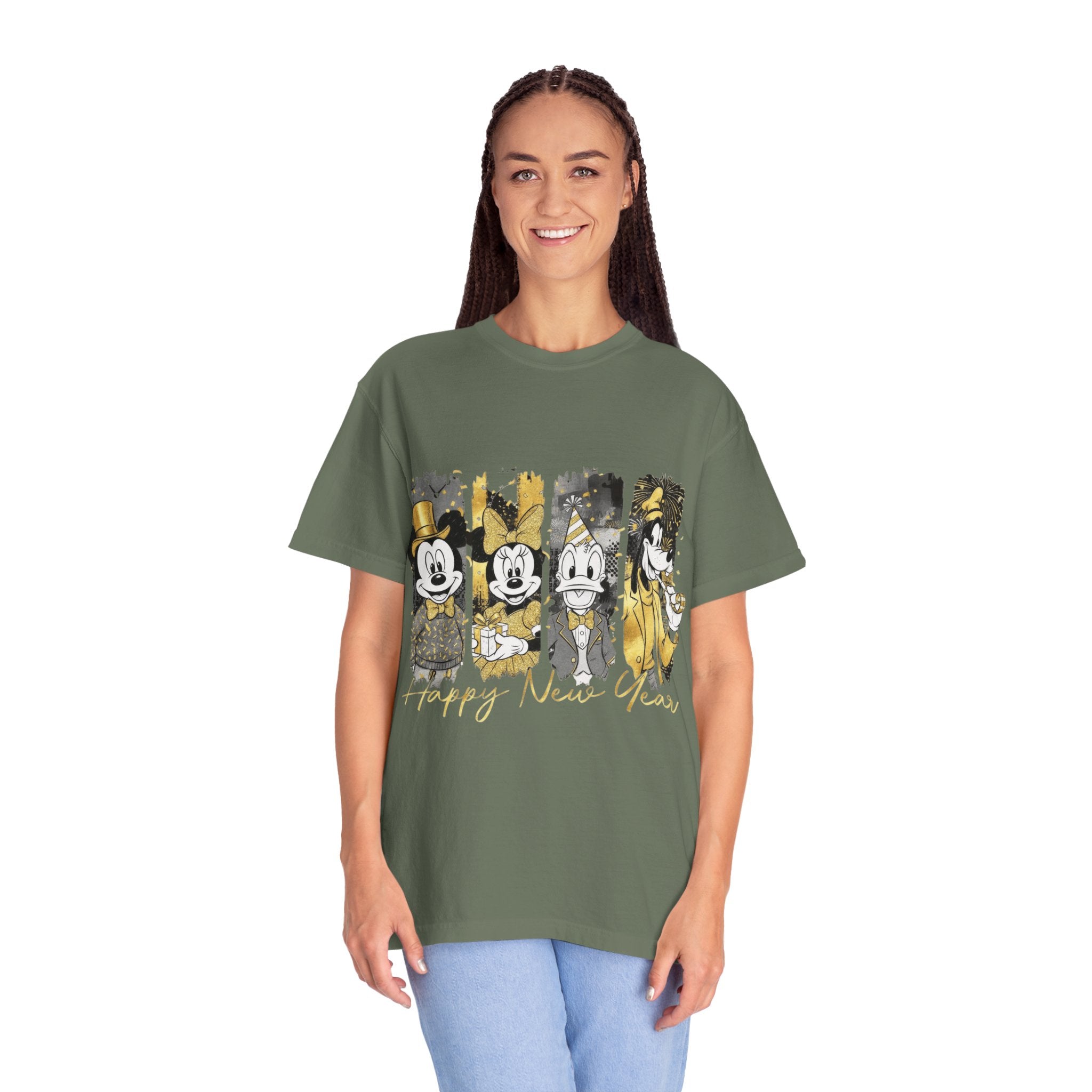 New Year Mickey & Friends T-Shirt  'Happy New Year' Graphic Tee