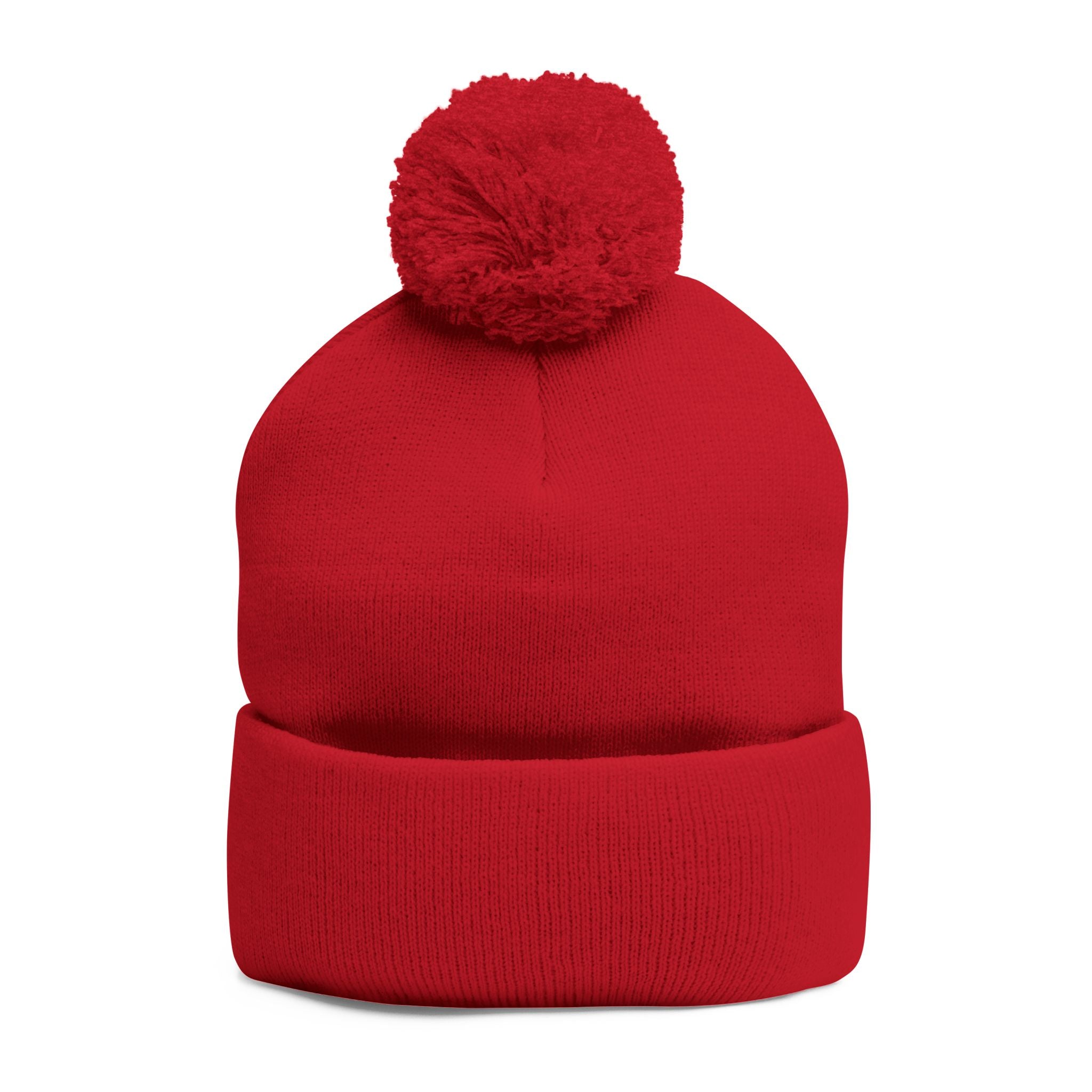 Toy Story Embroidered Pom-Pom Knit Cap Humor Cuffed Beanie – Warm, Soft & Sassy Winter Hat