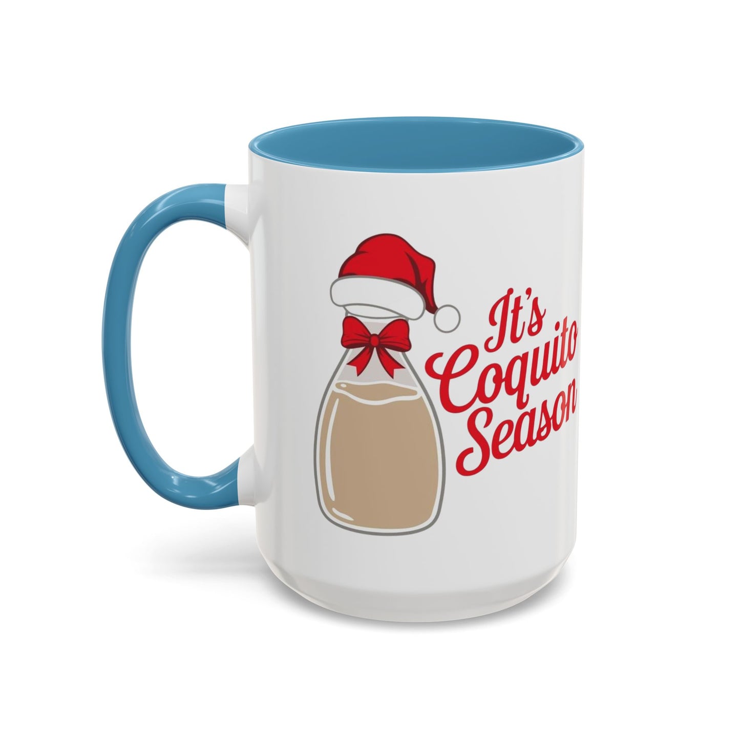 Herencia de Puerto Rico Mug Coquito Season Accent Mug Festive Holiday Coffee Cup