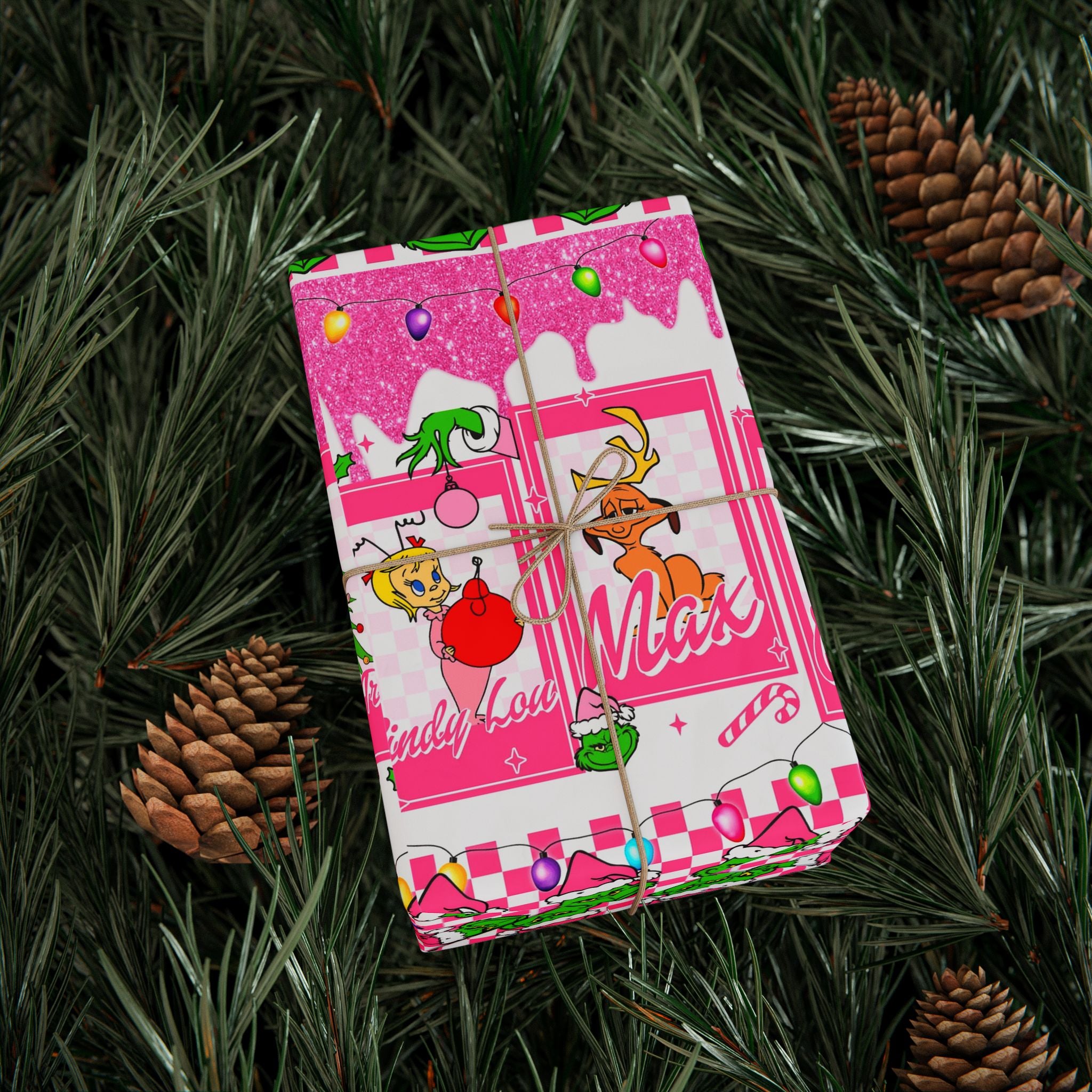 Festive Wrapping Paper – Whimsical Holiday Gift Wrap | Christmas Paper Roll | Fun & Unique Gift Packaging