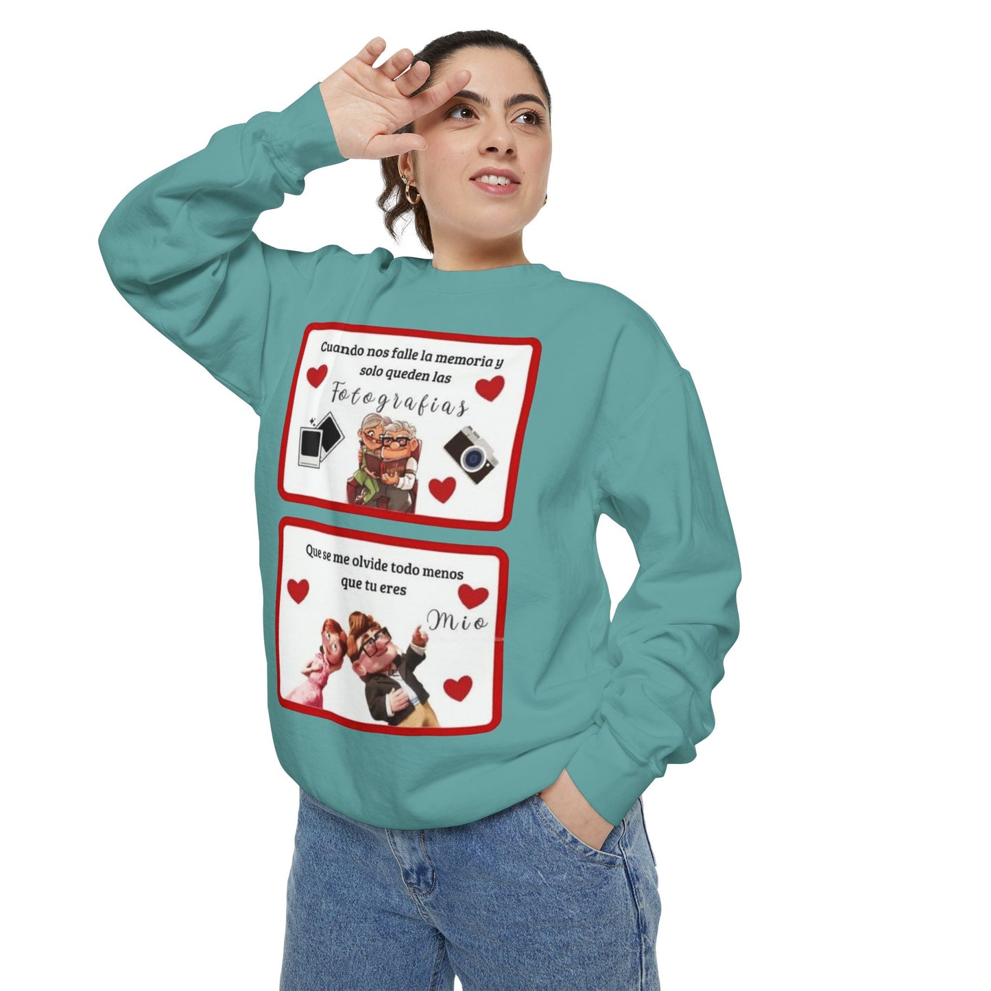 Valentine's Day Photo Collage  Romantico SAN VALENTÍN sweatshirt