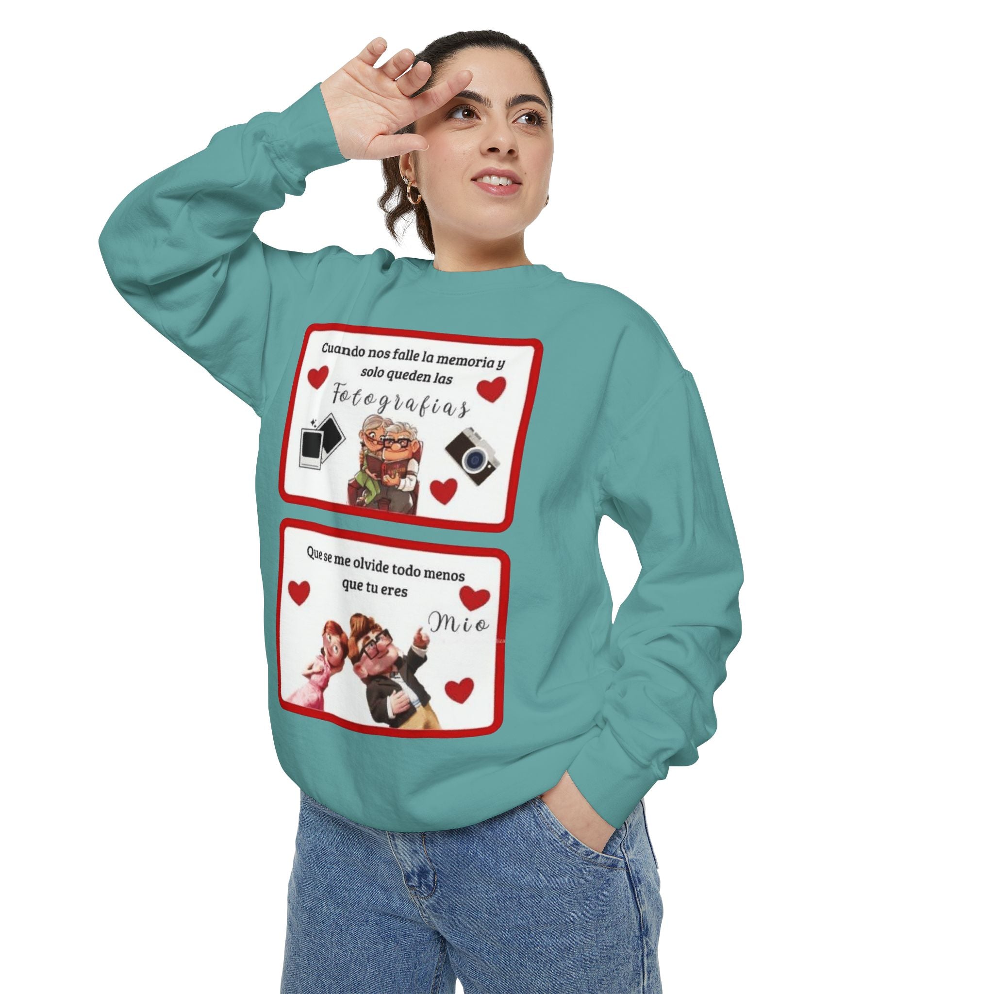 Valentine's Day Photo Collage  Romantico SAN VALENTÍN sweatshirt
