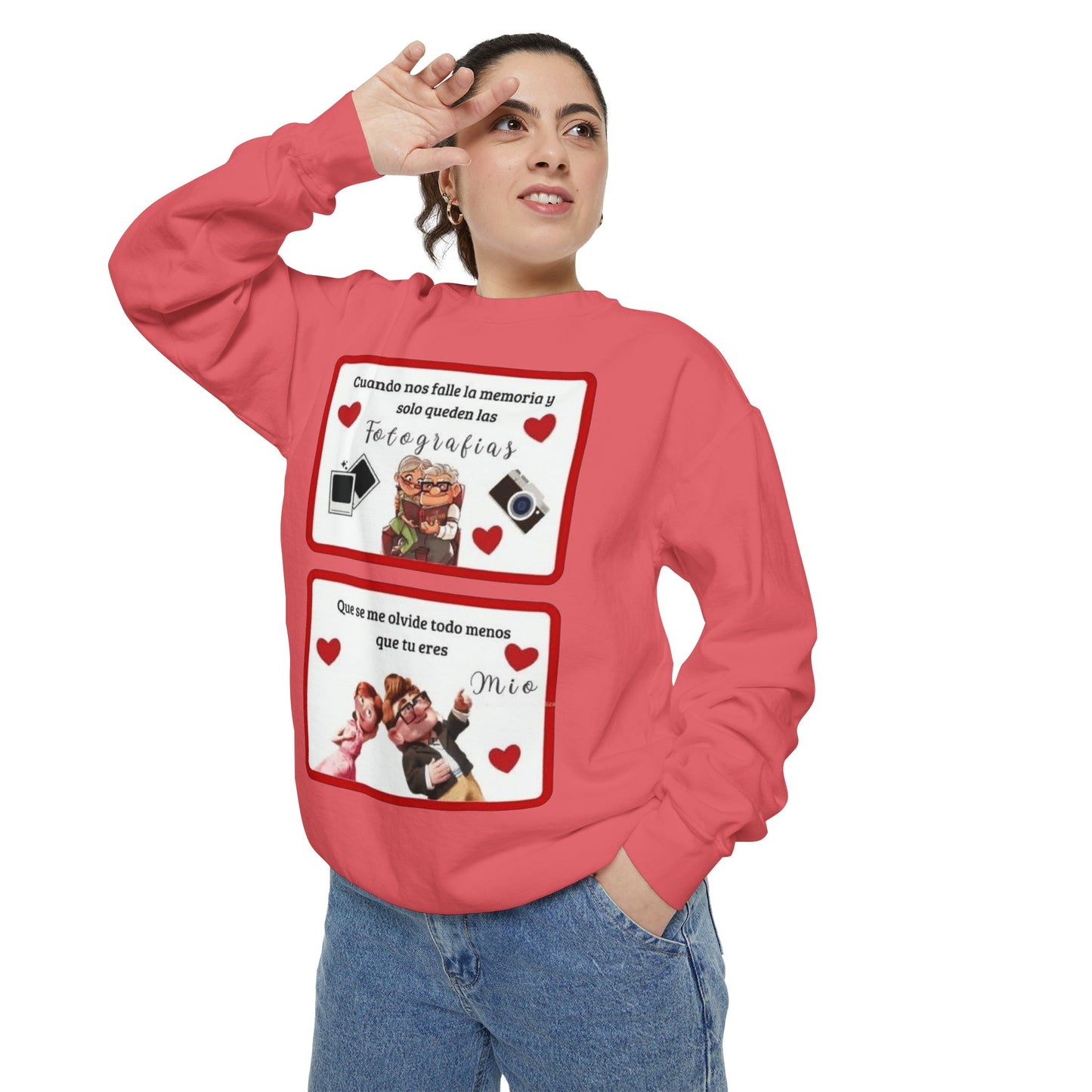 Valentine's Day Photo Collage  Romantico SAN VALENTÍN sweatshirt