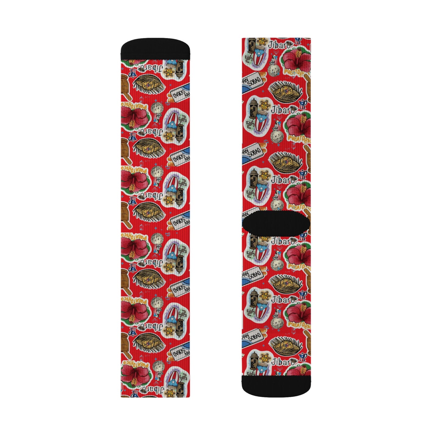 Puerto Rico Pride Sublimation Socks
