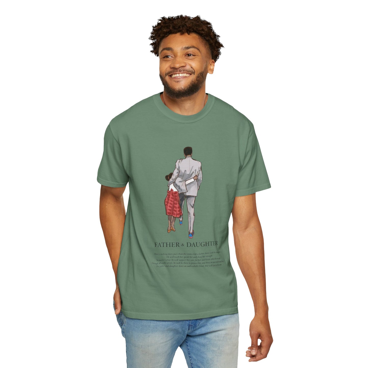 Father & Daughter Unisex T-Shirt, Heartwarming Gift for Dad, Perfect for Father's Day, Family Bonding, Casual Wear