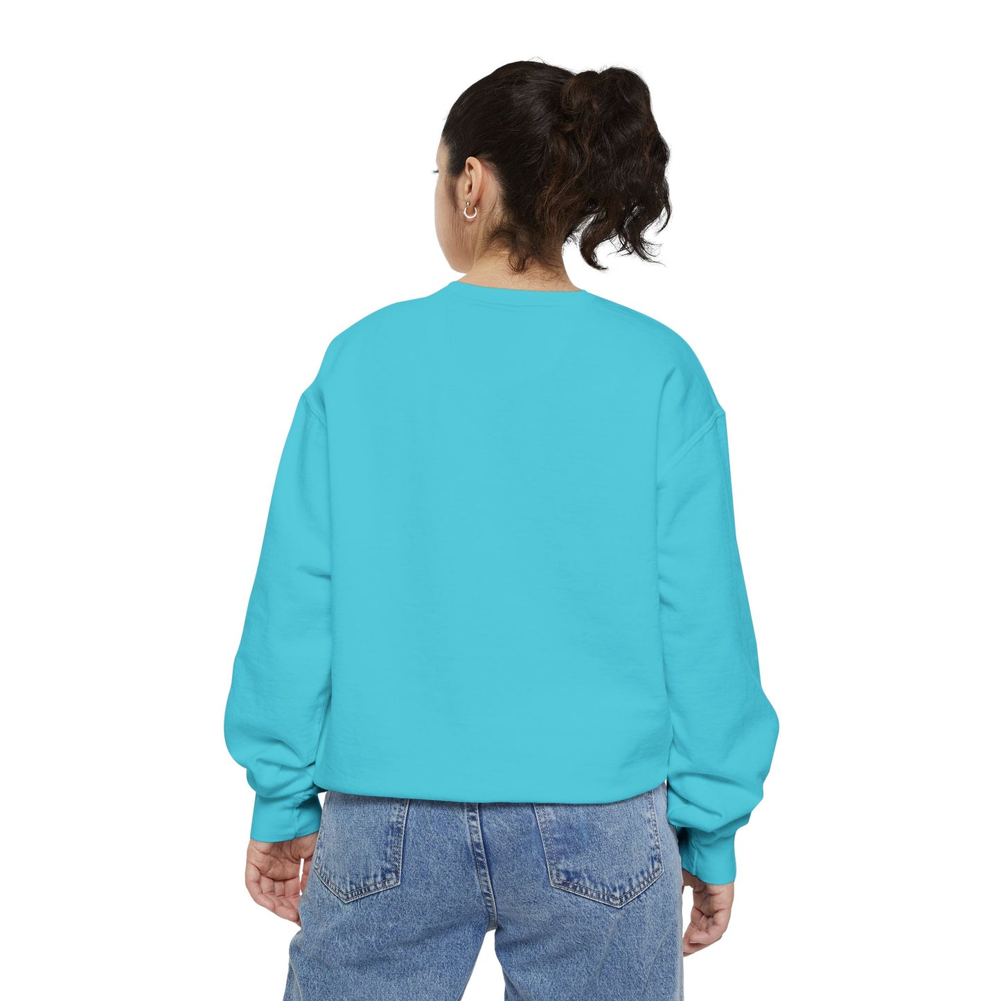 Stitch Valentine Sweatshirt — Cute Blue Alien with Hearts & Chocolate Pocket