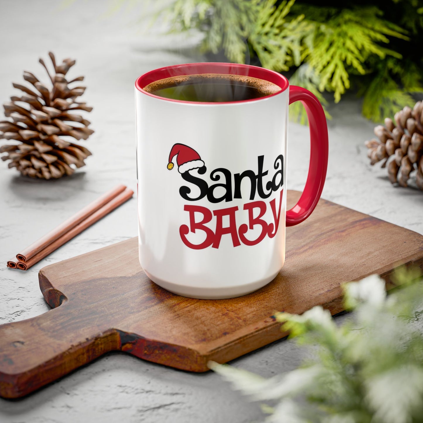 Santa Baby Colorful Mug - Perfect Holiday Gift for Coffee Lovers