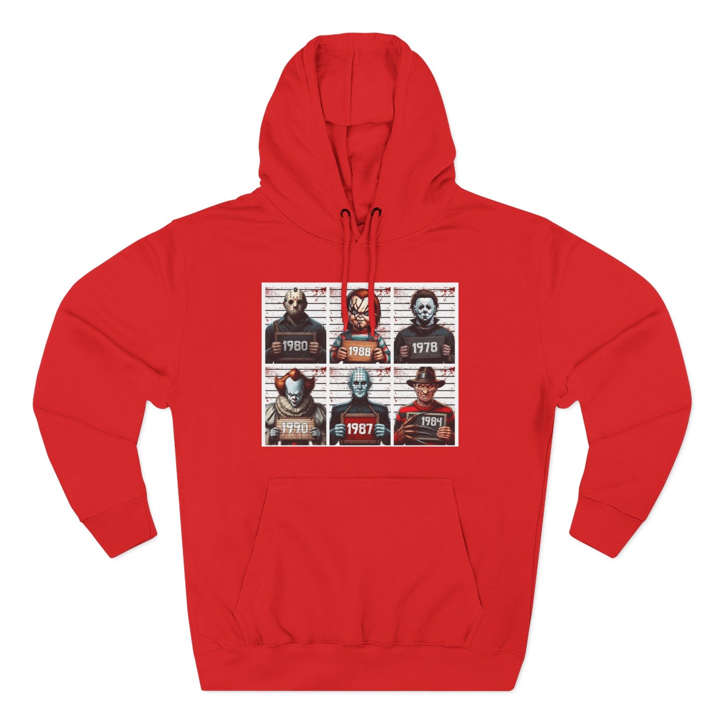 Spooky Vibes Only Halloween Sweater Retro Horror Movie Three-Panel Fleece Hoodie, Halloween Gift, Cozy Sweatshirt, Movie Lover Apparel, Vintage Movie Merchandise