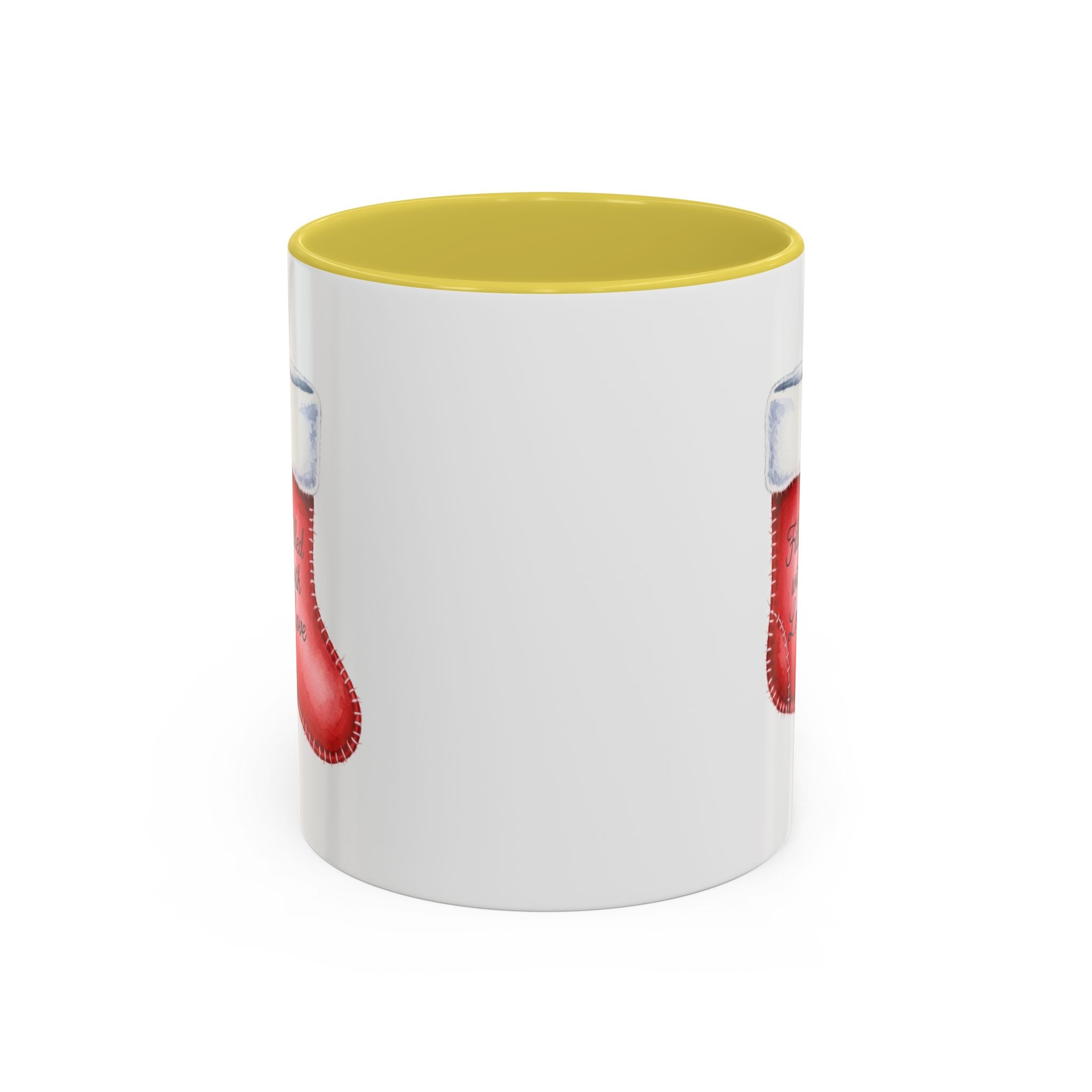Holiday Mugs Christmas Gift Ideas Hot Cocoa & Coffee Cup Designs Filled with Love - Colorful 11oz & 15oz