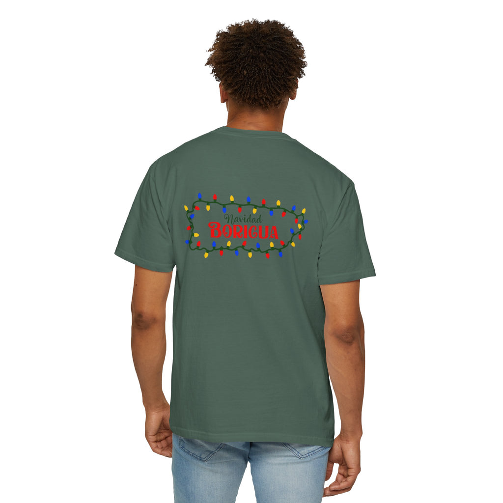 Medalla Light Beer T-Shirt  Navidad Boricua Holiday Tee Puerto Rico’s Navidades