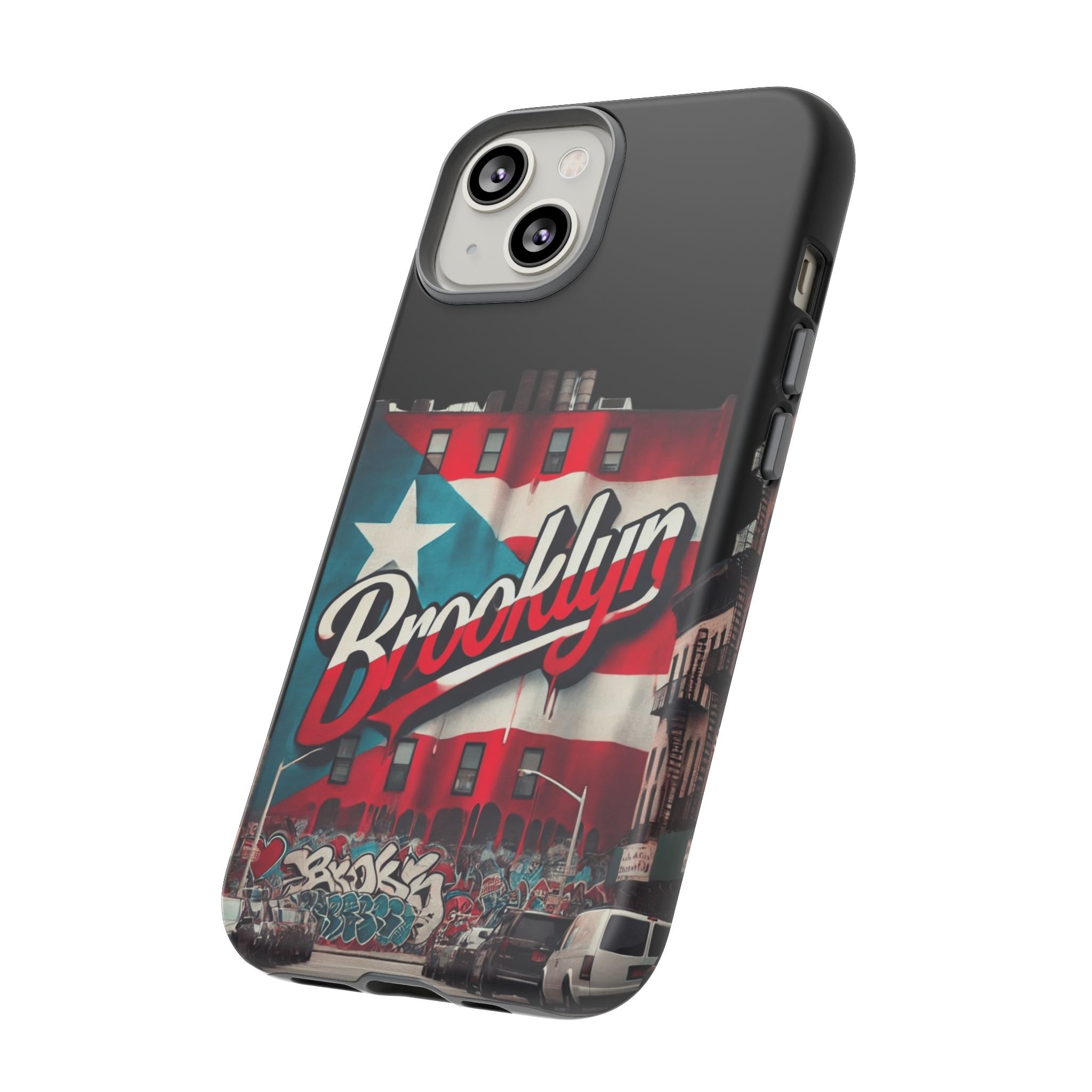 Brooklyn Street Art Phone Case  Urban Graffiti Protective Cover