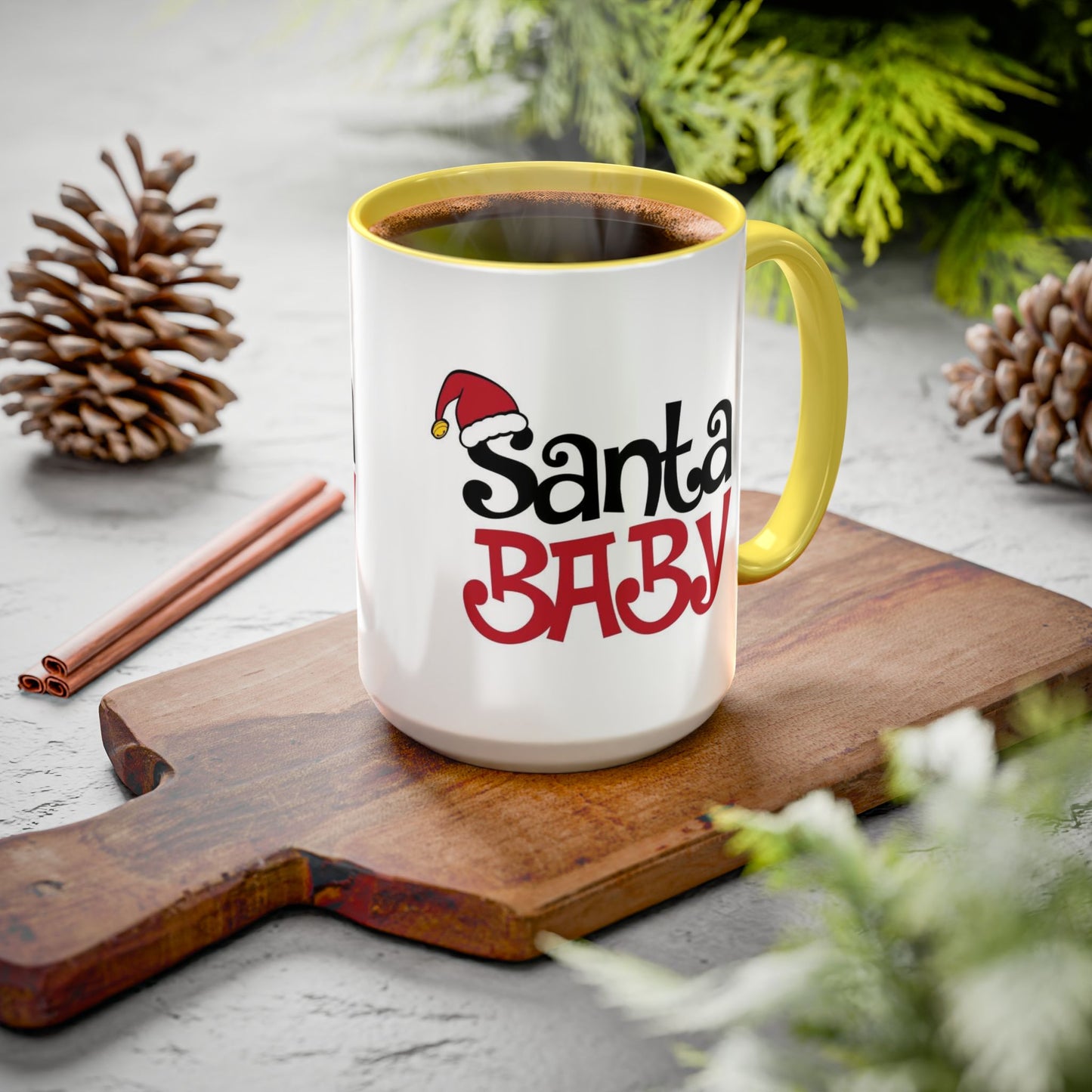 Santa Baby Colorful Mug - Perfect Holiday Gift for Coffee Lovers