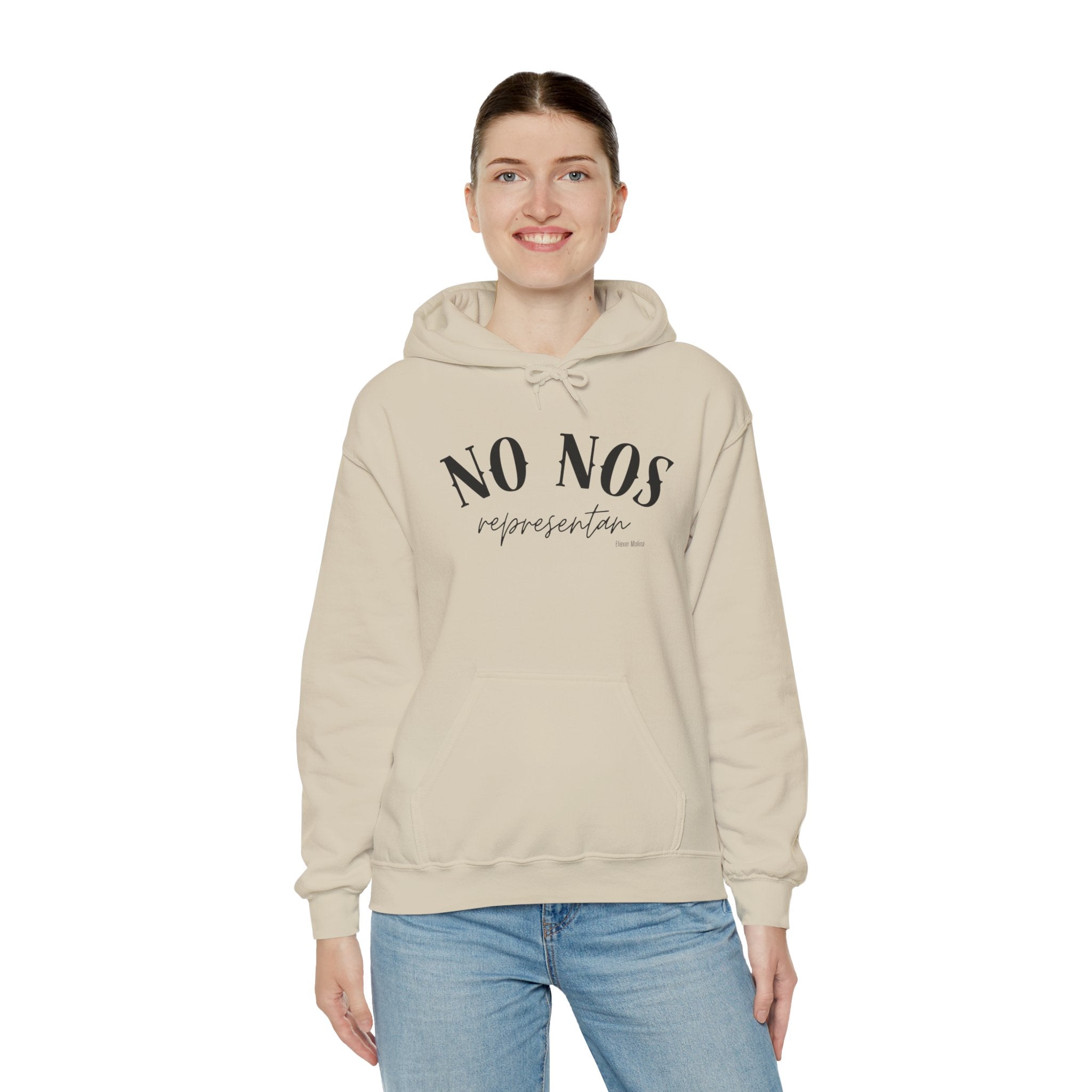 Puerto Rican Pride Hoodie  “No Nos representan” Front & Puñeta Flag Back