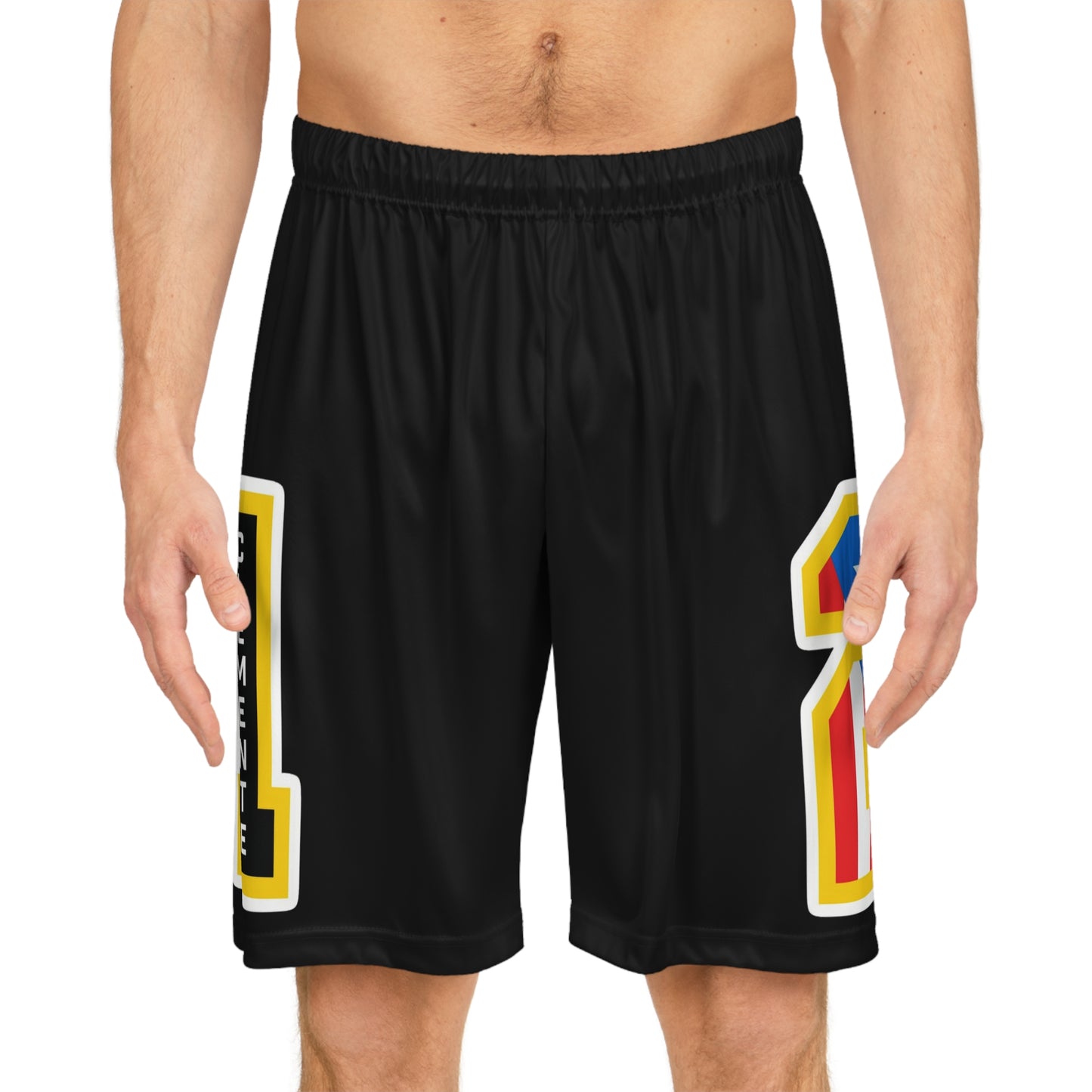 Roberto Clemente Numbered Basketball Shorts  Custom Clemente 21 AOP Athletic Shorts