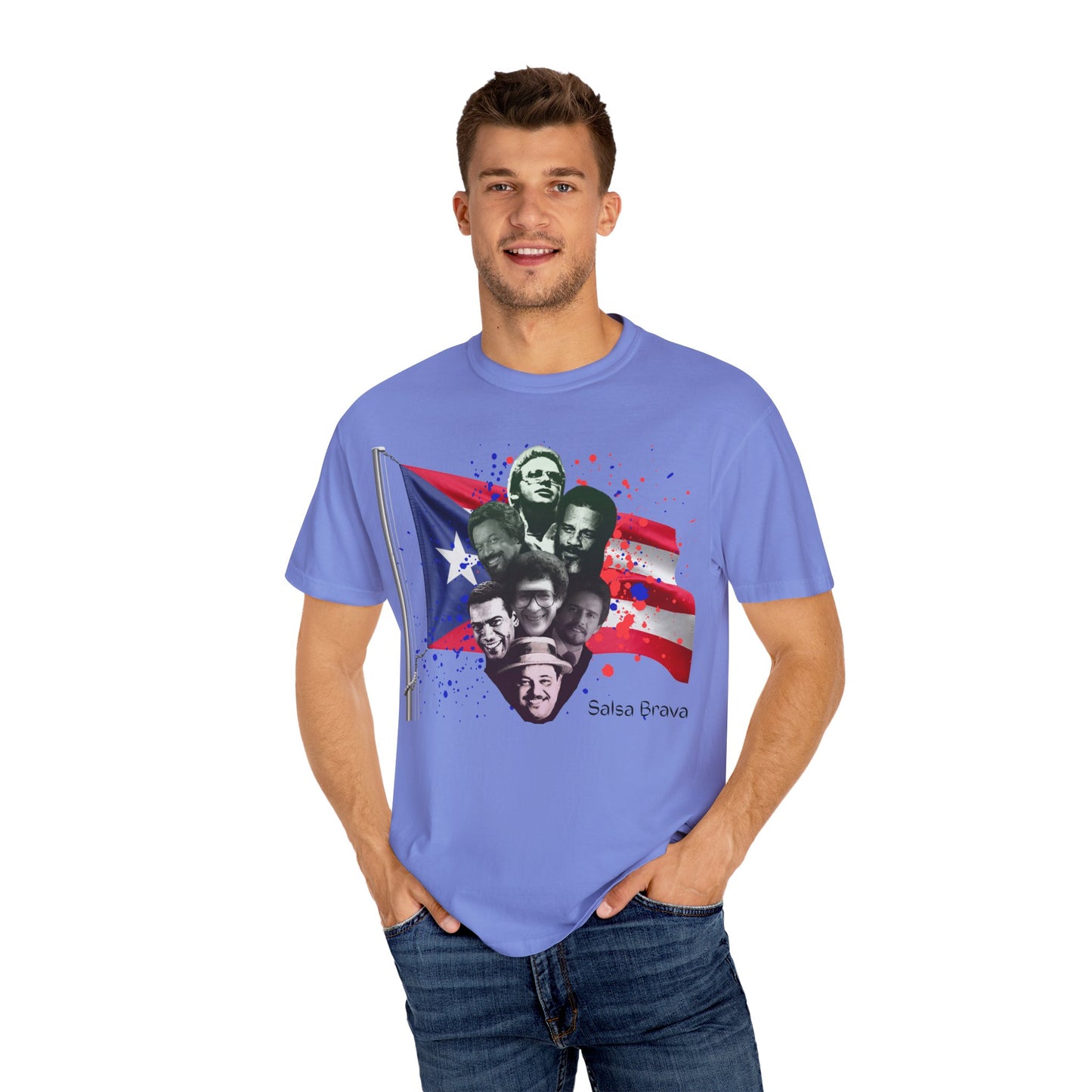 Salsa Brava T-Shirt, Vibrant Puerto Rican Pride Shirt, Gift for Salsa Lovers, Unisex Festival Tee, Caribbean Culture Apparel