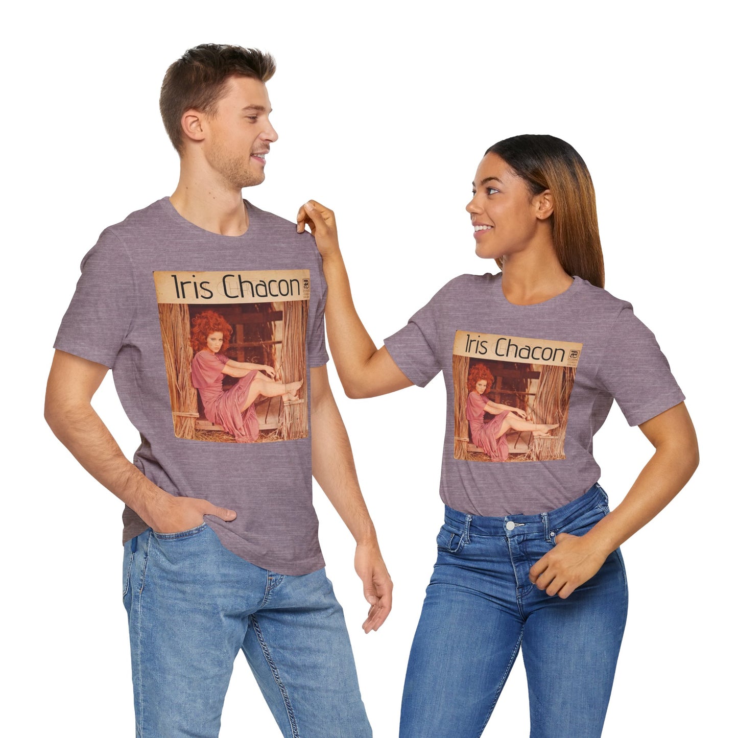 Retro Iris Chacon Unisex Tee, Vintage Music Shirt, Bohemian T-Shirt, Gift for Her, 90s Style Top