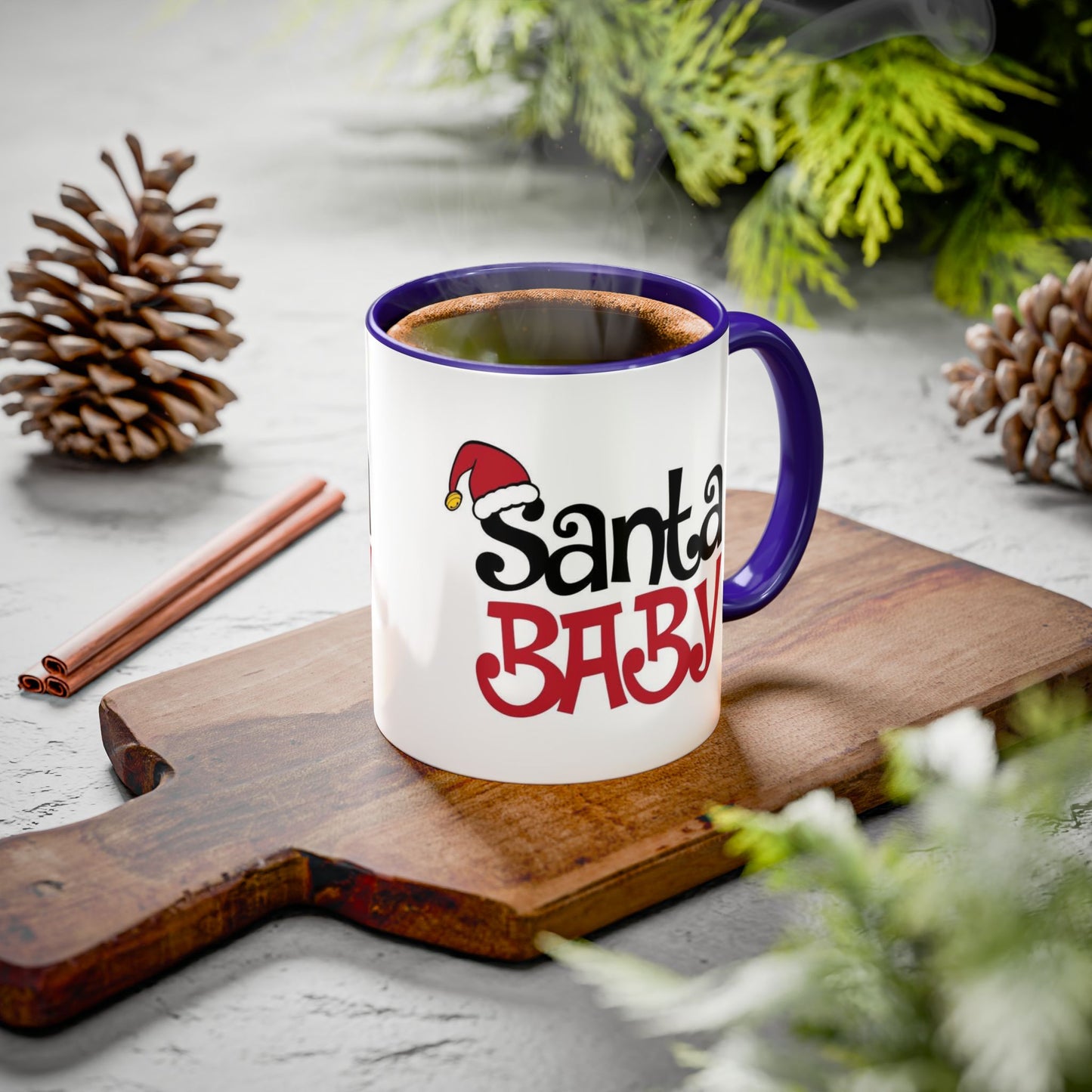 Santa Baby Colorful Mug - Perfect Holiday Gift for Coffee Lovers