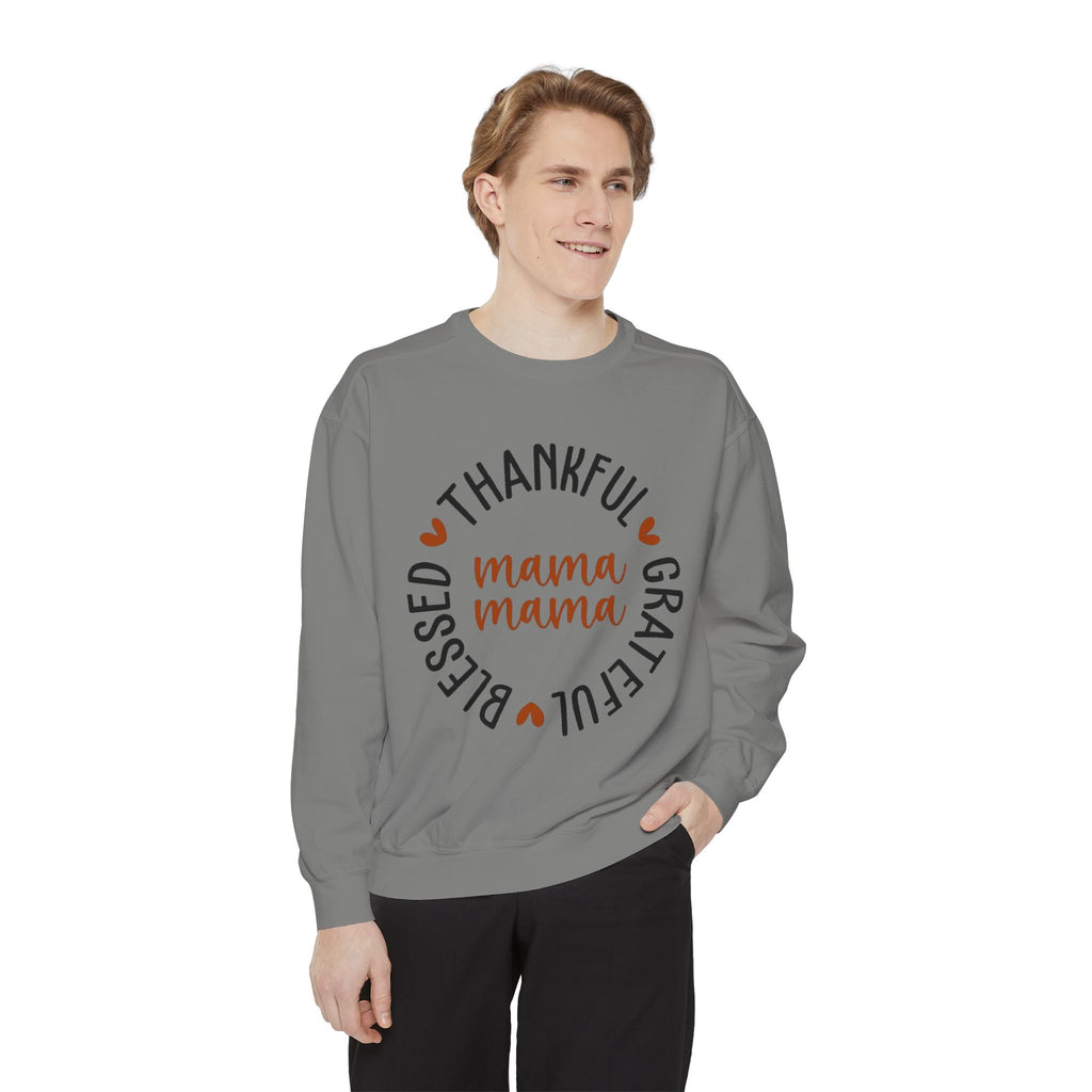 MOM  Sweatshirt Thankful Grateful Blessed "Mama Mama" Sweatshirt