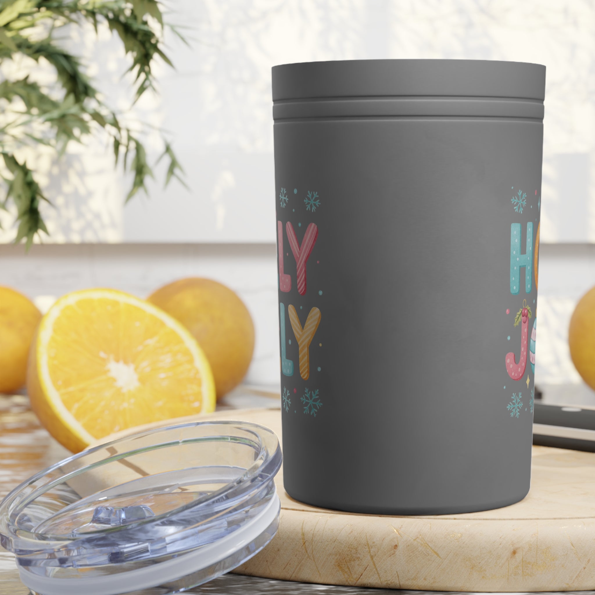 Christmas Design Holiday Cheer Tumbler - 11oz Insulated Drinkware