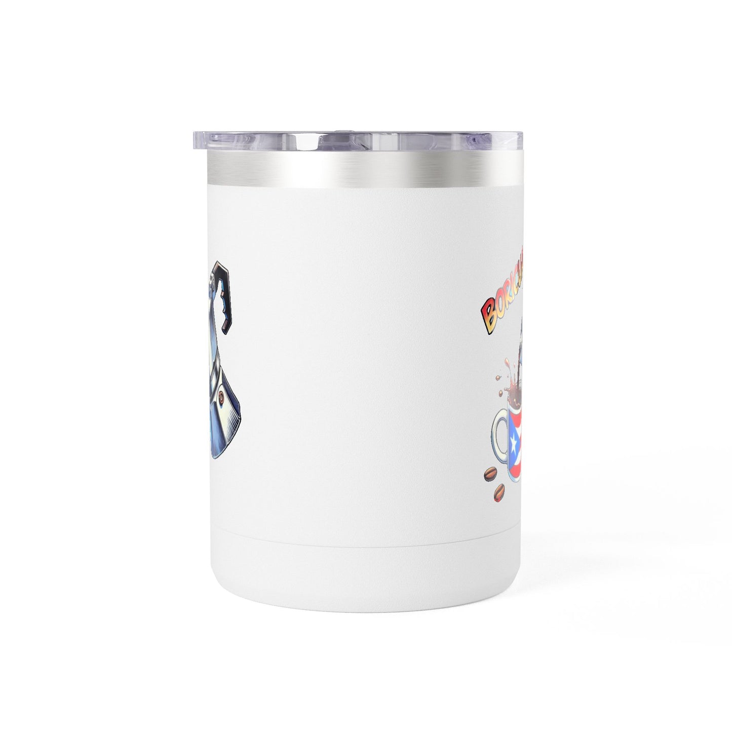 Puerto Rican Coffee Mug Tumbler, 15oz | Great Gift for Coffee Lovers, Unique Kitchen Decor, Perfect for Birthdays & Holidays