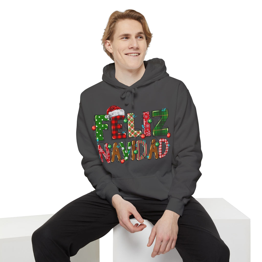 Feliz Navidad Holiday Hoodie  Festive Christmas Hoodie