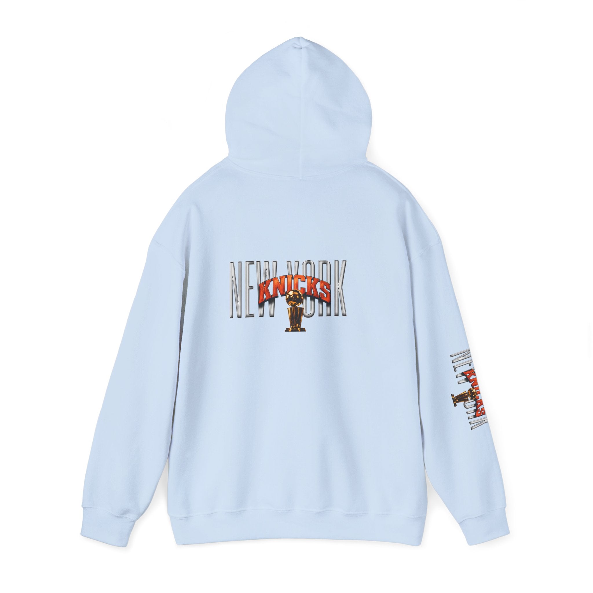 NY-K Retro Player Collage Hoodie — Basketball Fan Sweatshirt