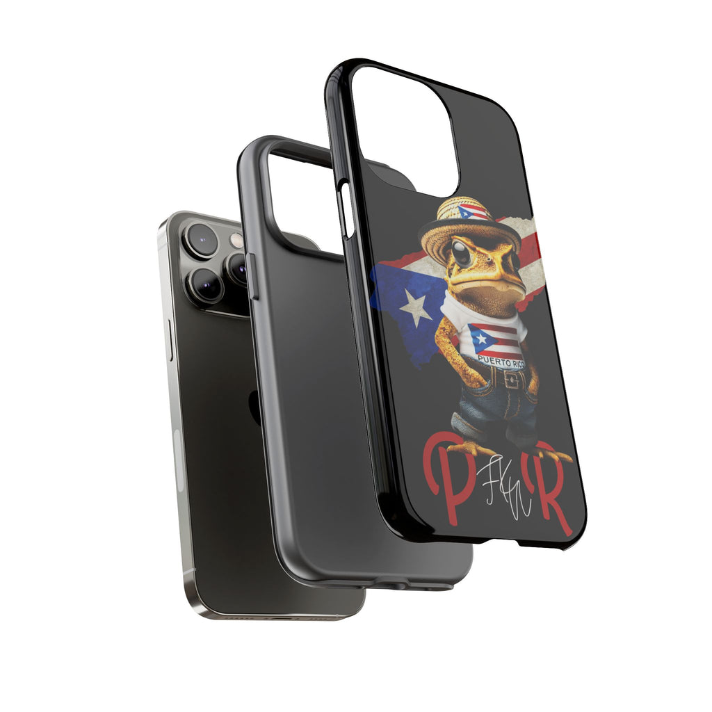Puerto Rican Frog Tough Phone Case  Puerto Rico Flag Patriotic Protective Case