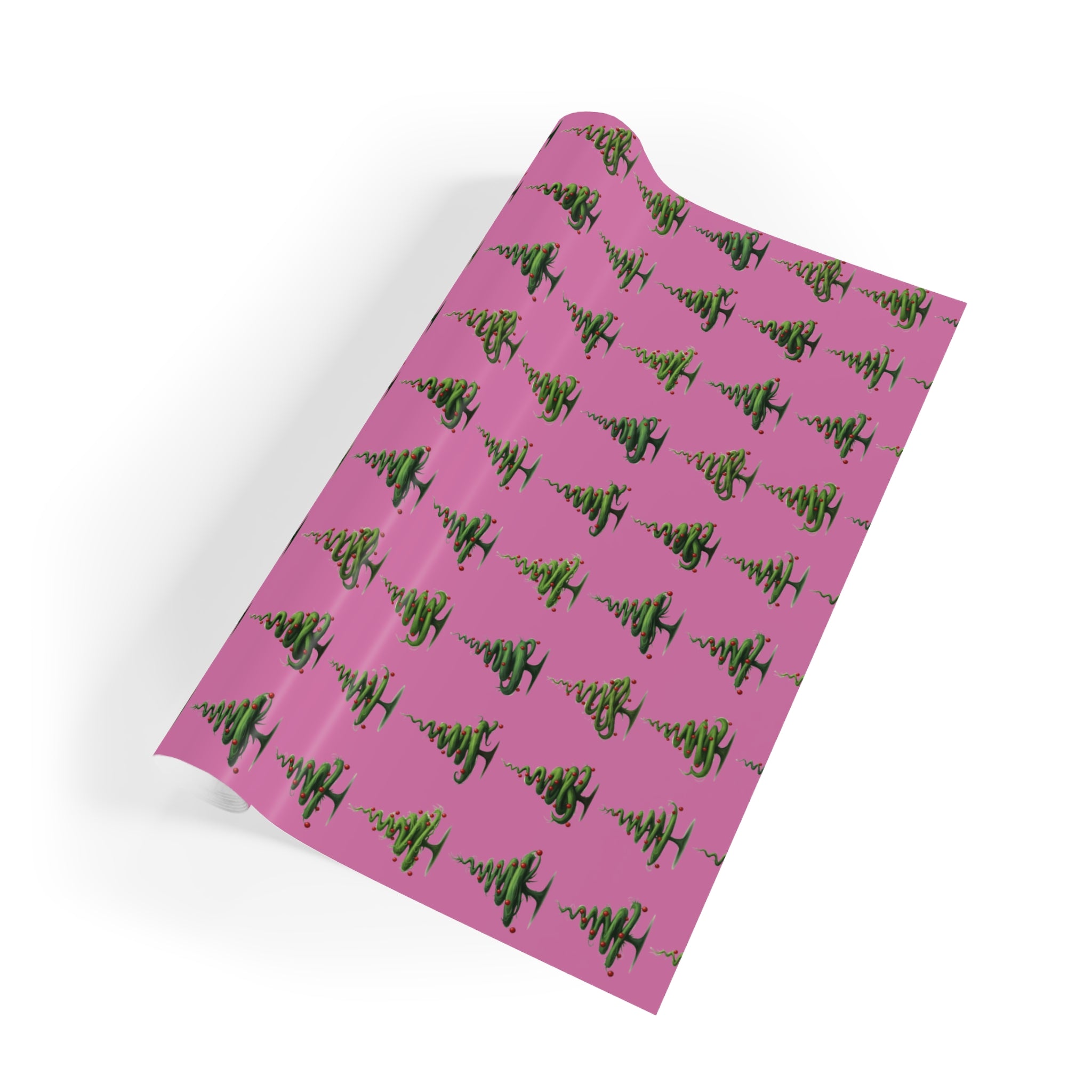 Christmas Tree Gift Wrapping Paper Roll - Festive, Colorful Design for Holiday Gift Wrapping
