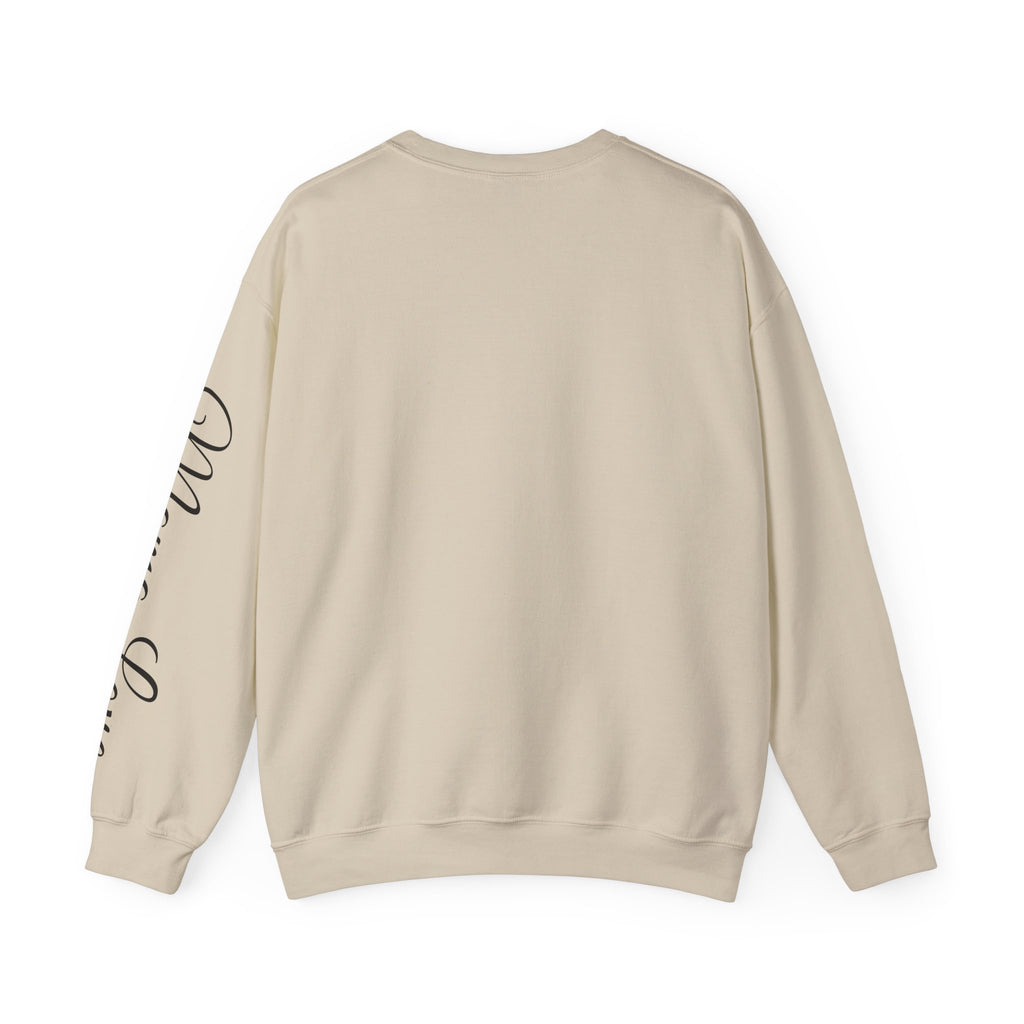 Mama Photo Collage Sweatshirt — "MAMA: clothed in strength & dignity" Sleeve Script