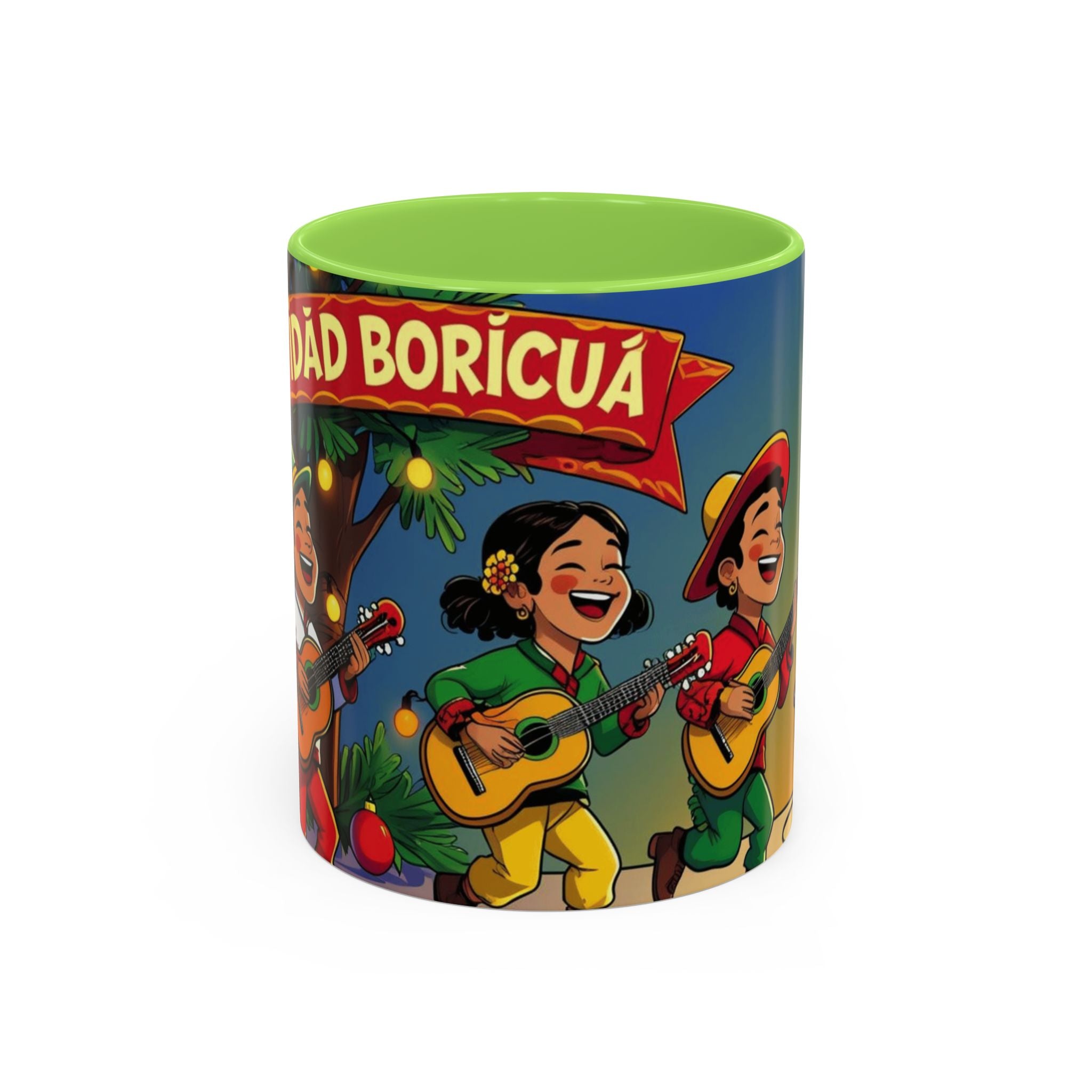 Navidad Boricua Mug Vibrant Puerto Rican Celebration Mug