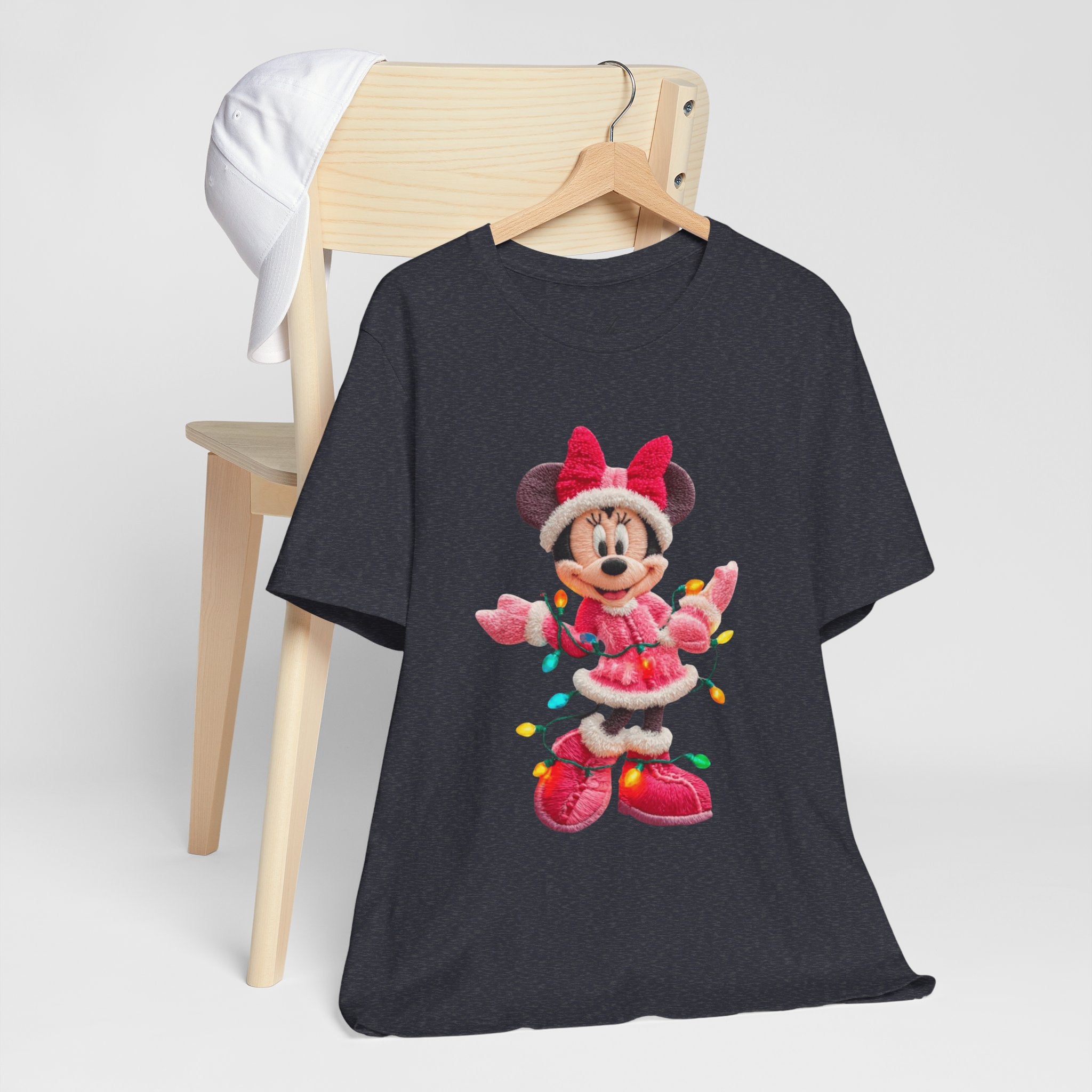 Minnie Mouse Holiday Lights T-Shirt Festive Holiday Designs