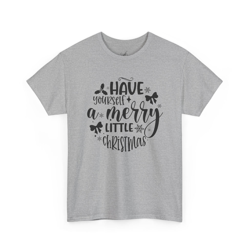 Merry Christmas Cotton Tee Holiday Graphic Tees & Cozy Festive Wear