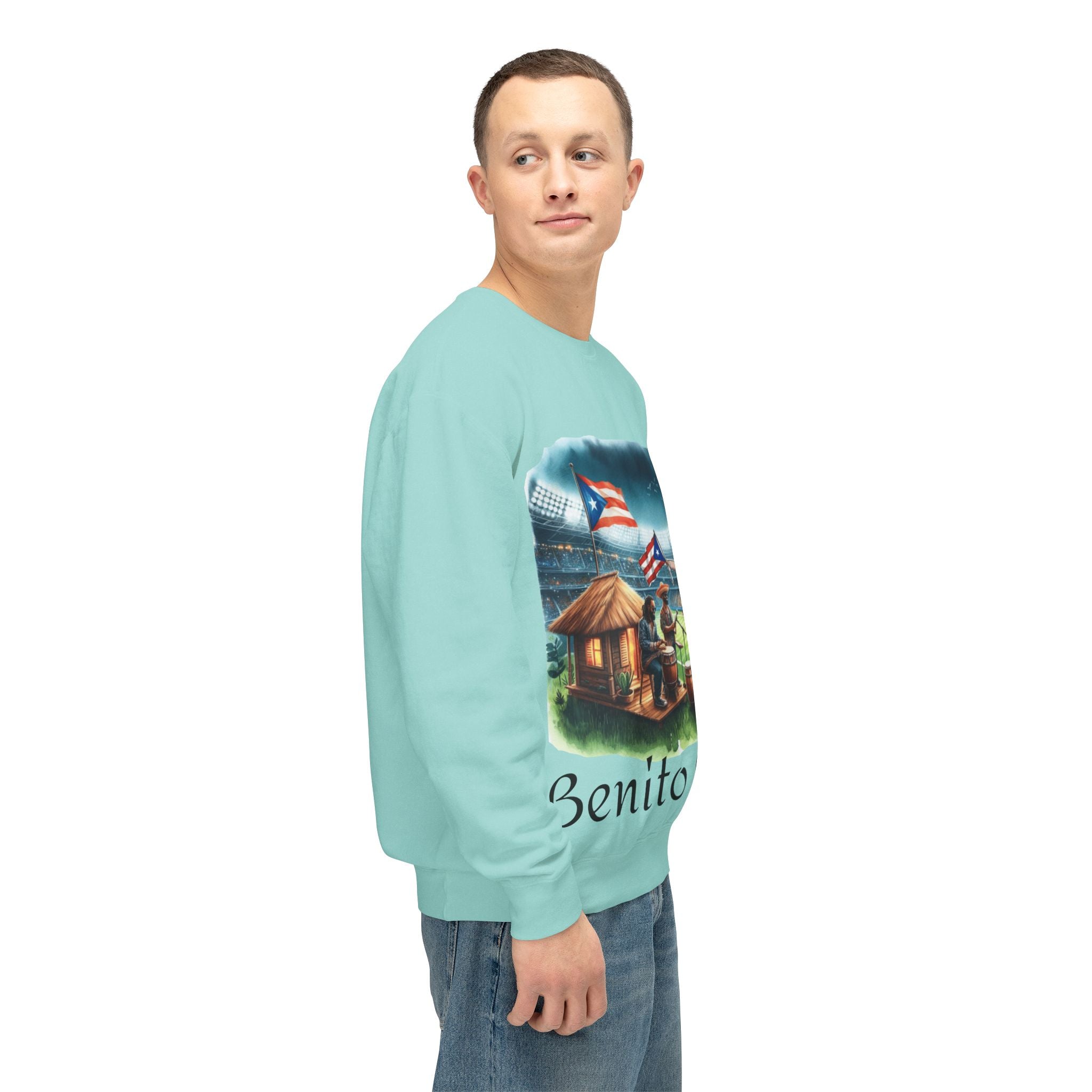Benito Bowl Sweatshirt  Puerto Rican Tailgate SuperBowl Crewneck