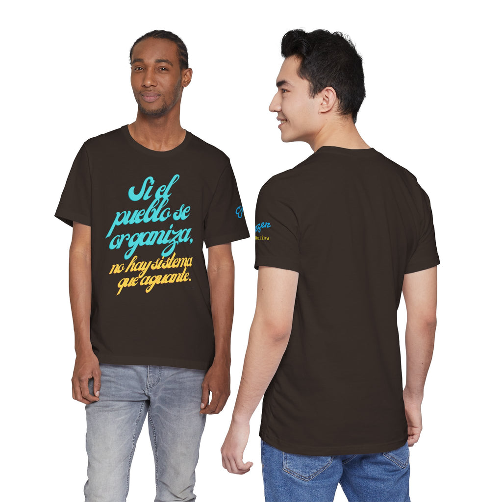Spanish Script Tee  “Si el pueblo se organiza” Graphic T-Shirt