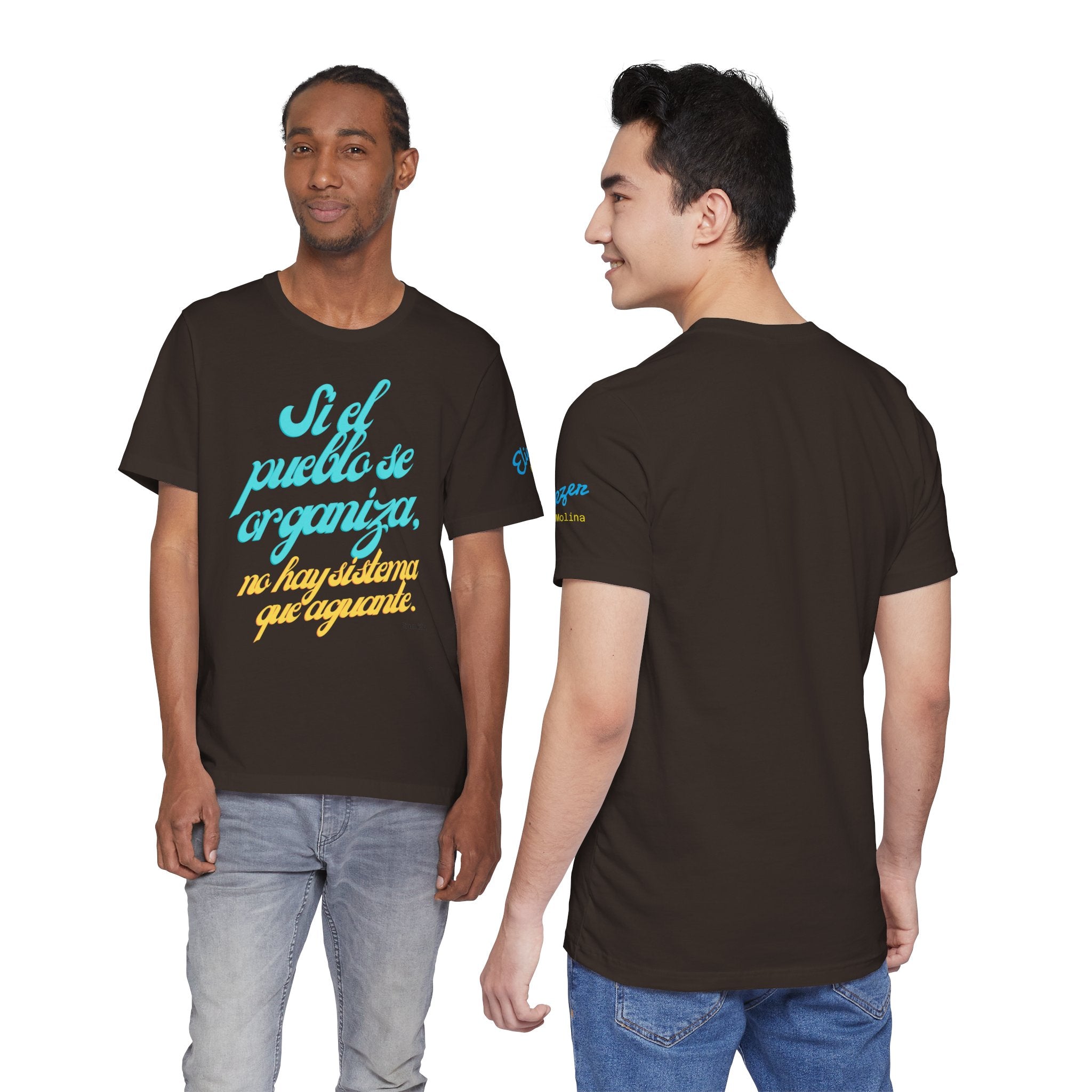Spanish Script Tee  “Si el pueblo se organiza” Graphic T-Shirt