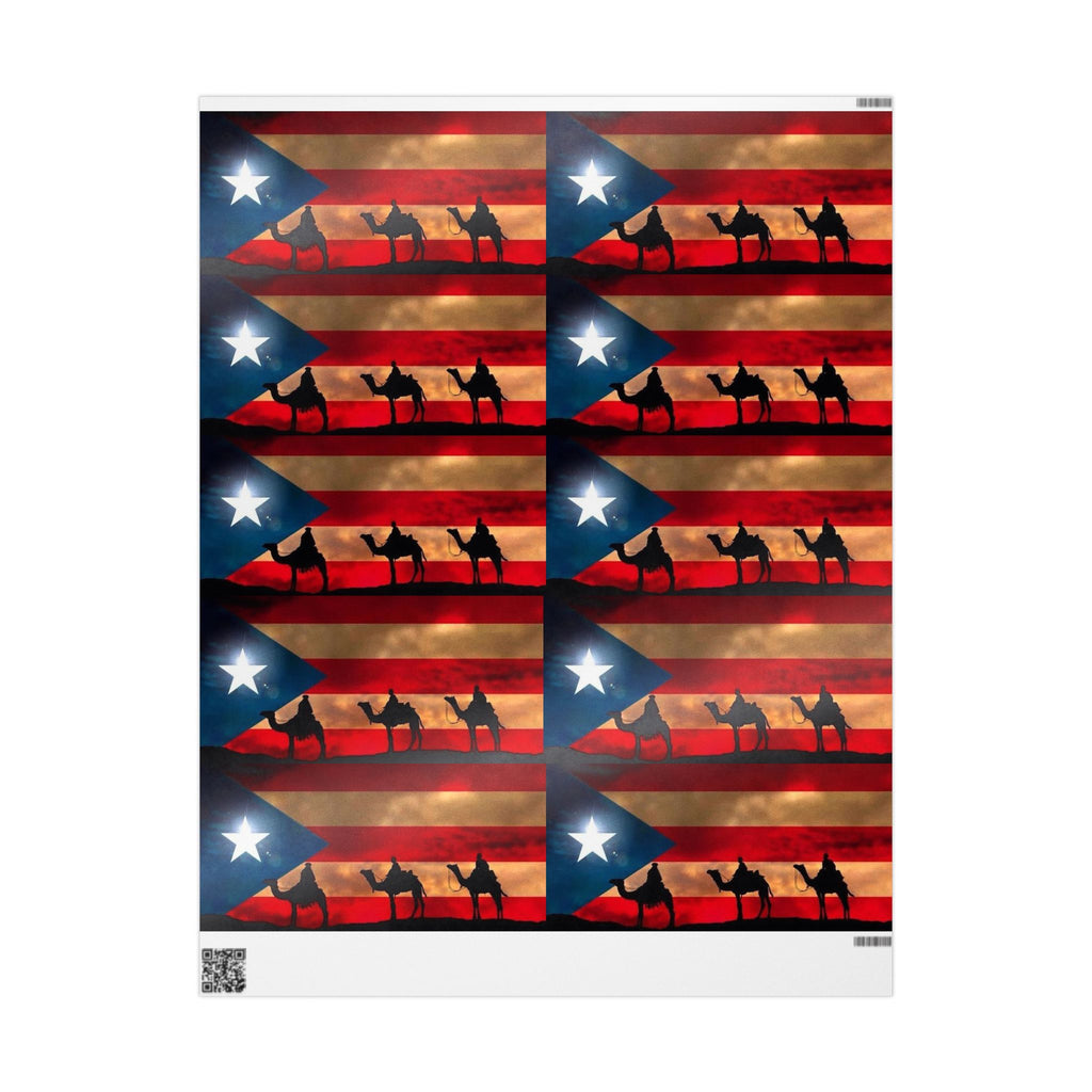 Navidad en Puerto Rico Wrapping Paper – Festive Boricua Holiday Gift Wrap 🇵🇷🎄
