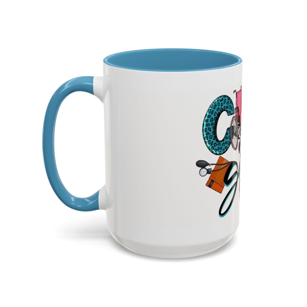 Nurse Given Accent Coffee Mug — Caregiver & Medical Equipment Design Christmas mug for all healthcare heroes