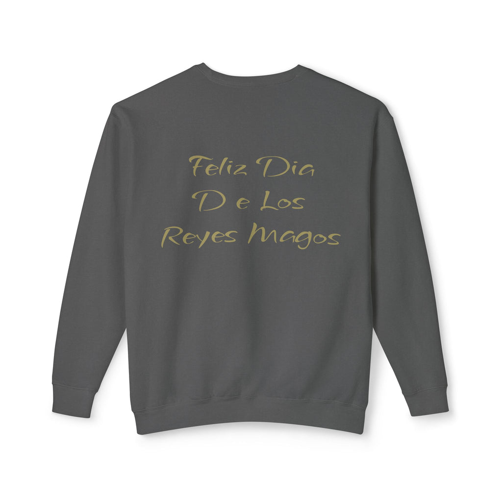 Three Kings Sweatshirt  'Feliz Día De Los Reyes Magos' Holiday Crewneck Christmas T-shirts and sweaters
