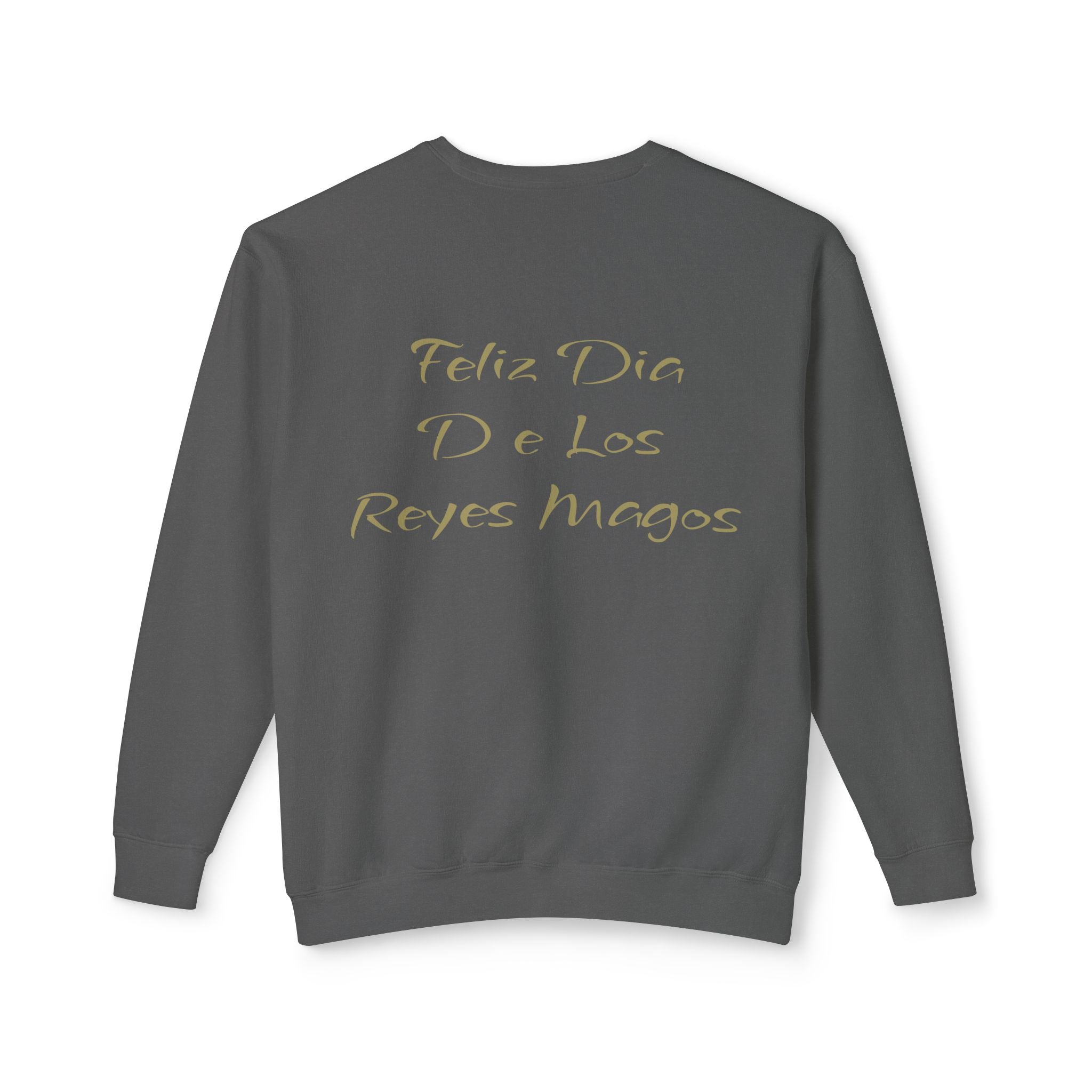 Three Kings Sweatshirt  'Feliz Día De Los Reyes Magos' Holiday Crewneck Christmas T-shirts and sweaters