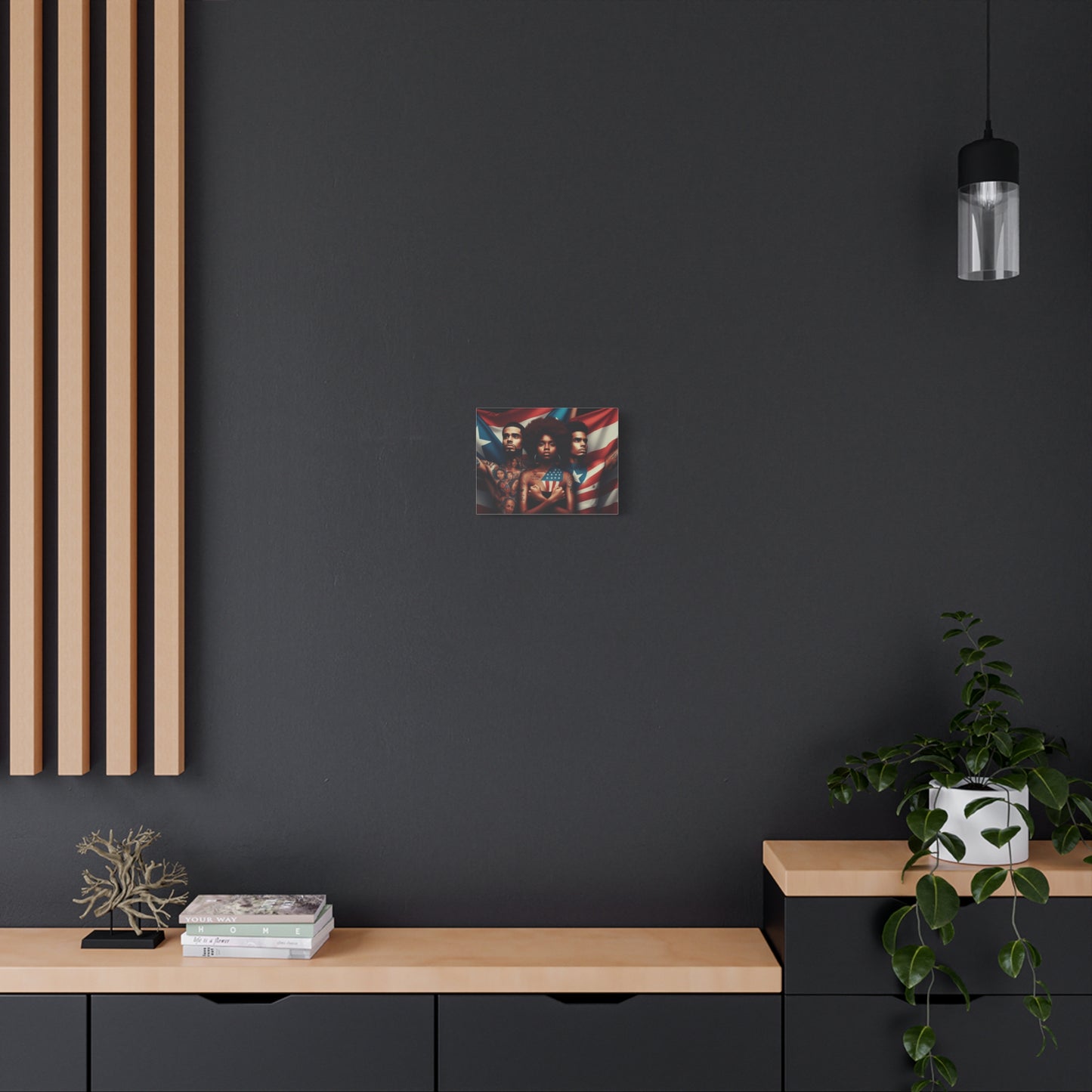 Rooted in Culture, Radiating Power Puerto Rican Wall Art, Unique Gift, Empowering Decor