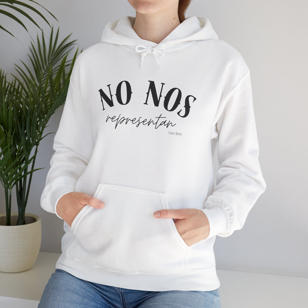 Puerto Rican Pride Hoodie  “No Nos representan” Front & Puñeta Flag Back